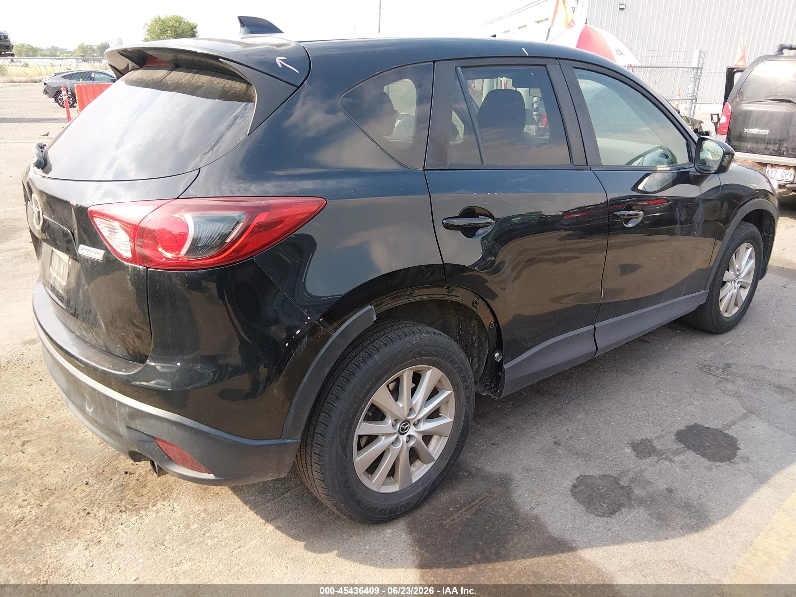 2015 Mazda Cx-5 Touring Black vin: JM3KE2CY0F0443353