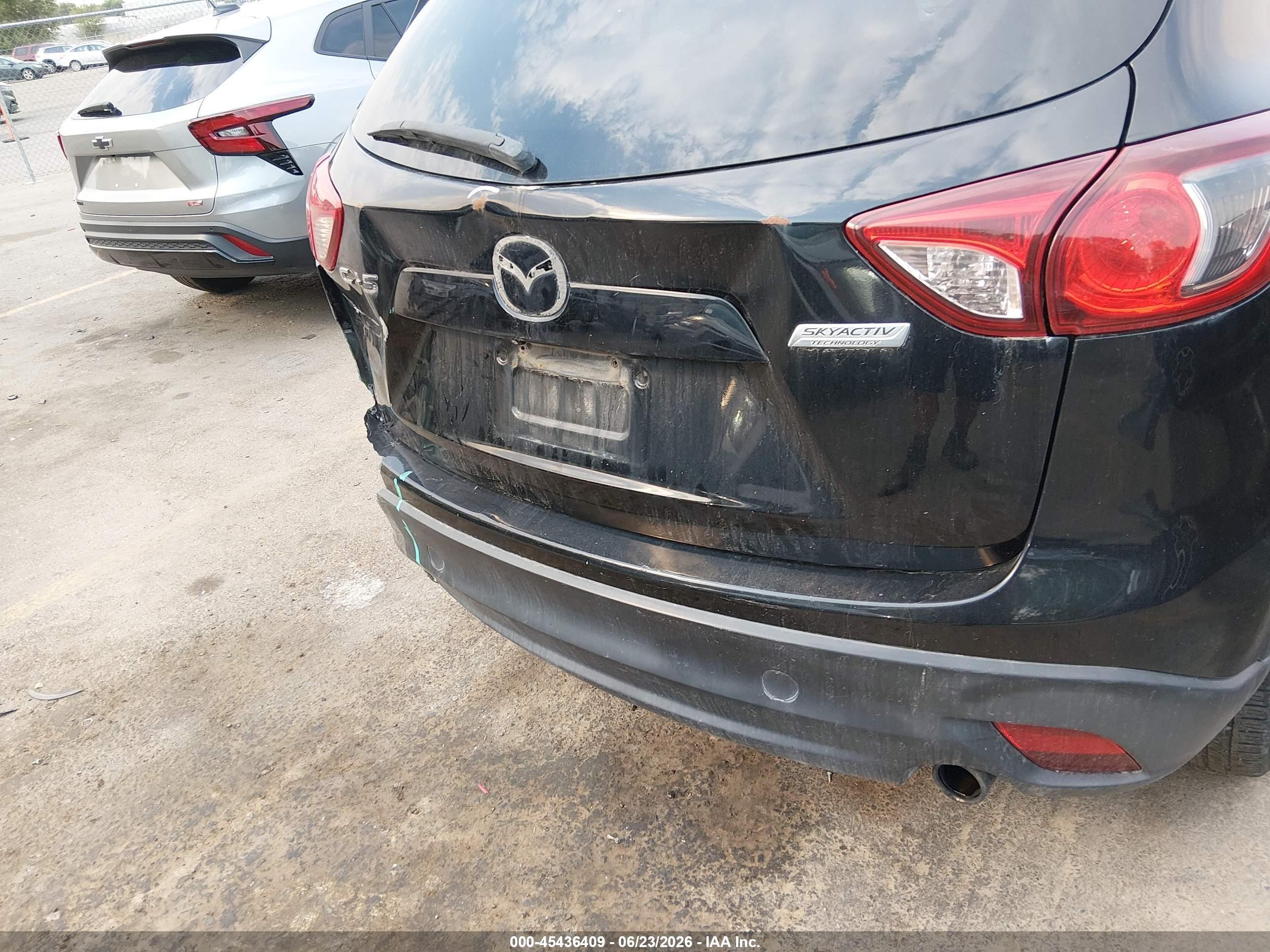 2015 Mazda Cx-5 Touring Black vin: JM3KE2CY0F0443353