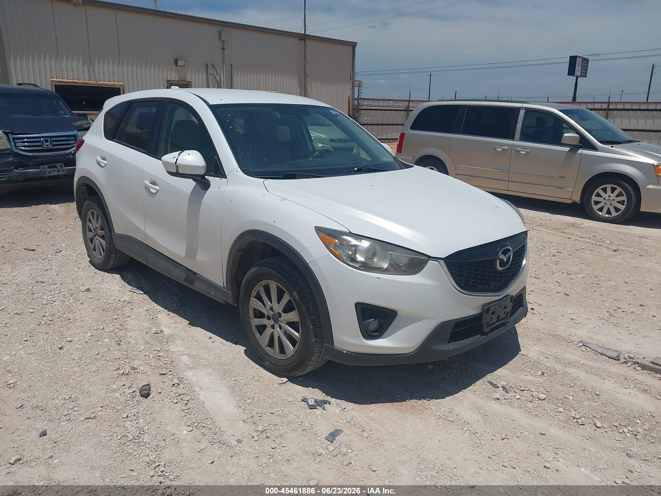 2015 Mazda Cx-5 Touring White vin: JM3KE2CY0F0455437