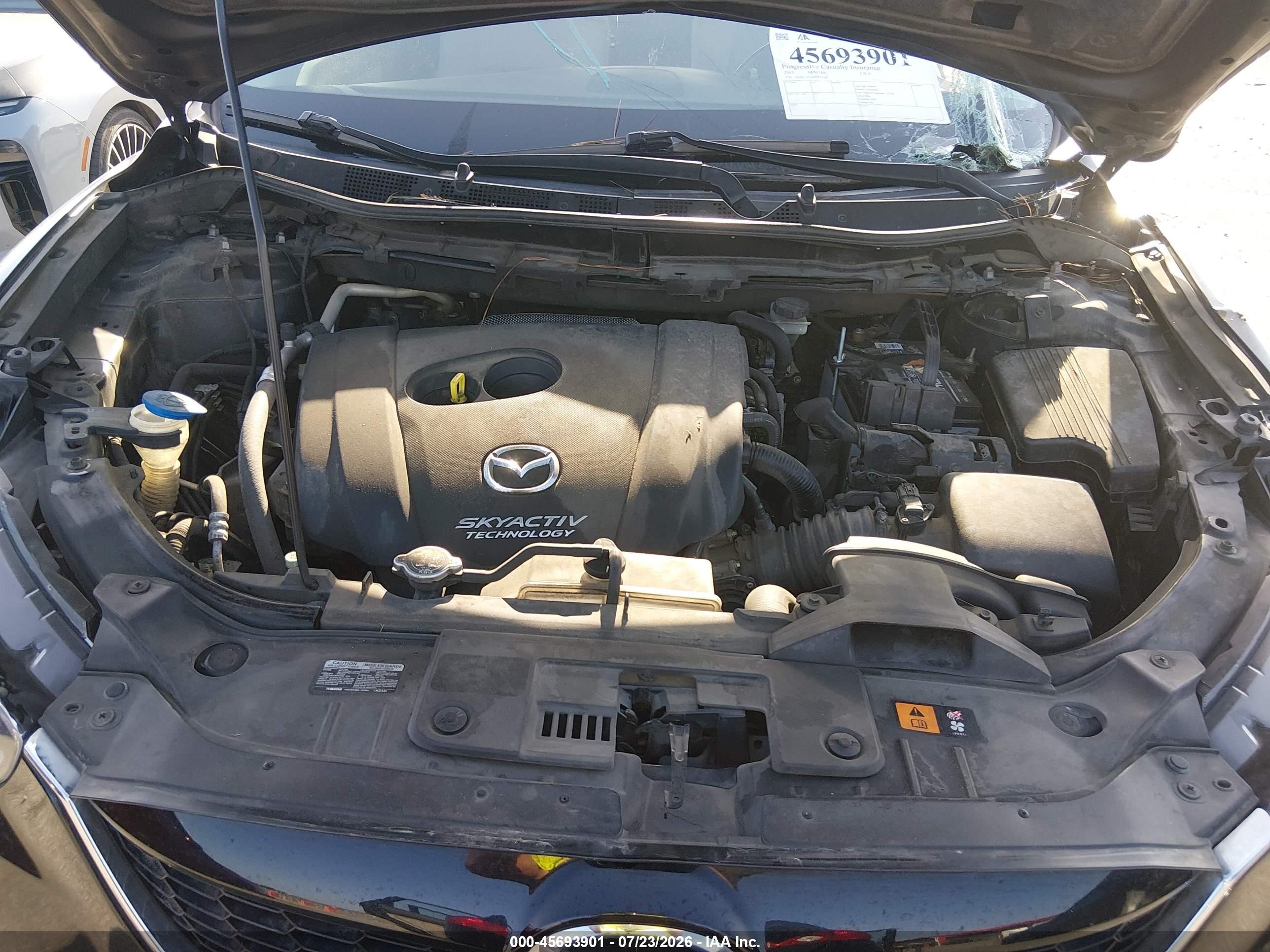 2015 Mazda Cx-5 Touring Черный vin: JM3KE2CY0F0468382