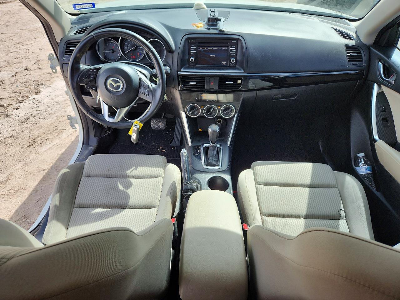 2015 Mazda Cx-5 Touring White vin: JM3KE2CY0F0470942