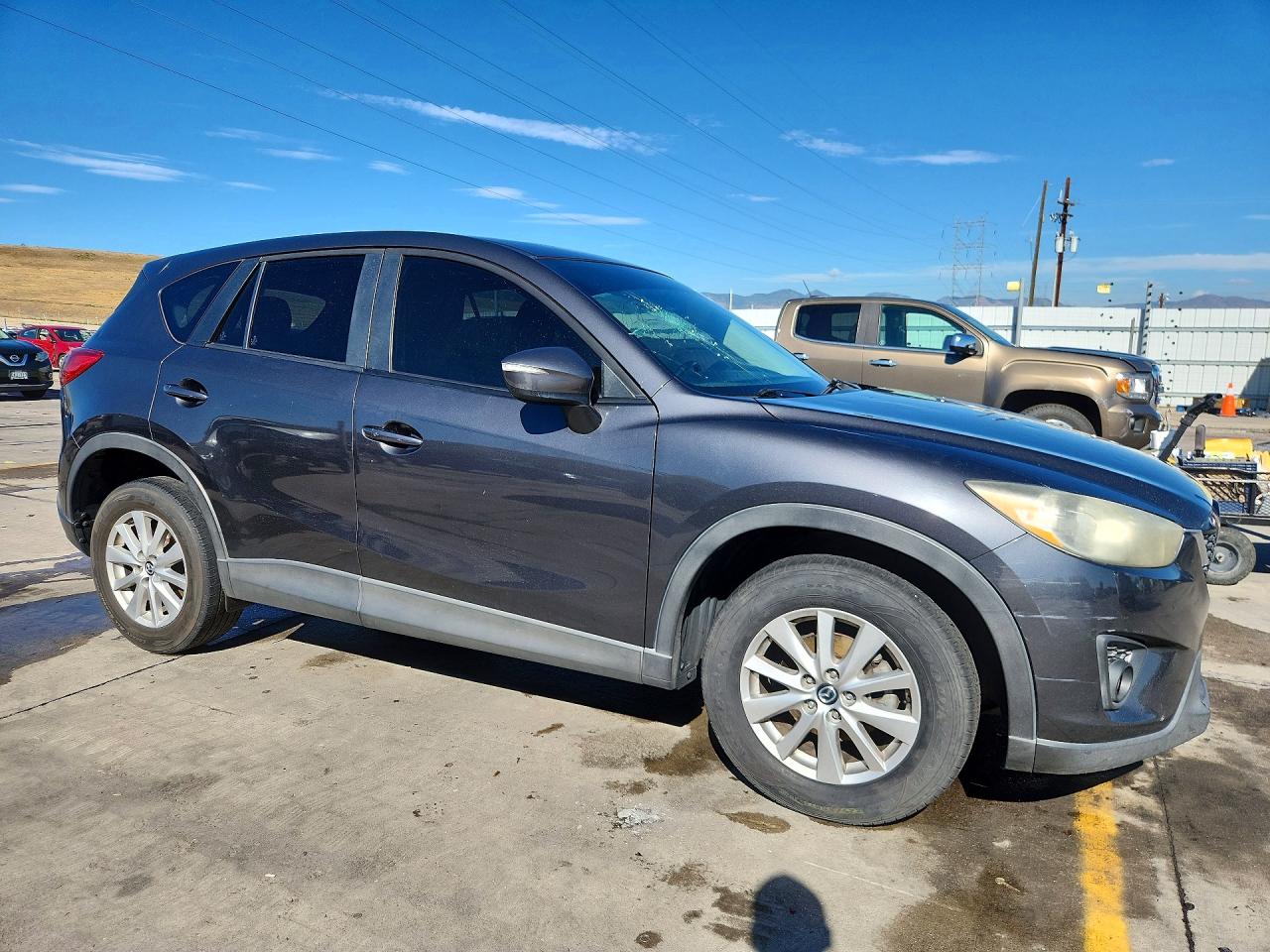 2015 Mazda Cx-5 Touring Charcoal vin: JM3KE2CY0F0480757