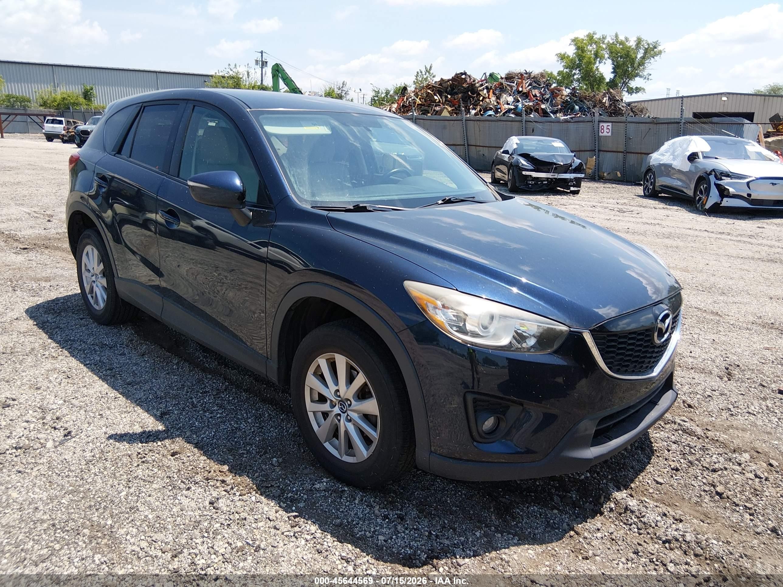 2015 Mazda Cx-5 Touring Dark Blue vin: JM3KE2CY0F0525891