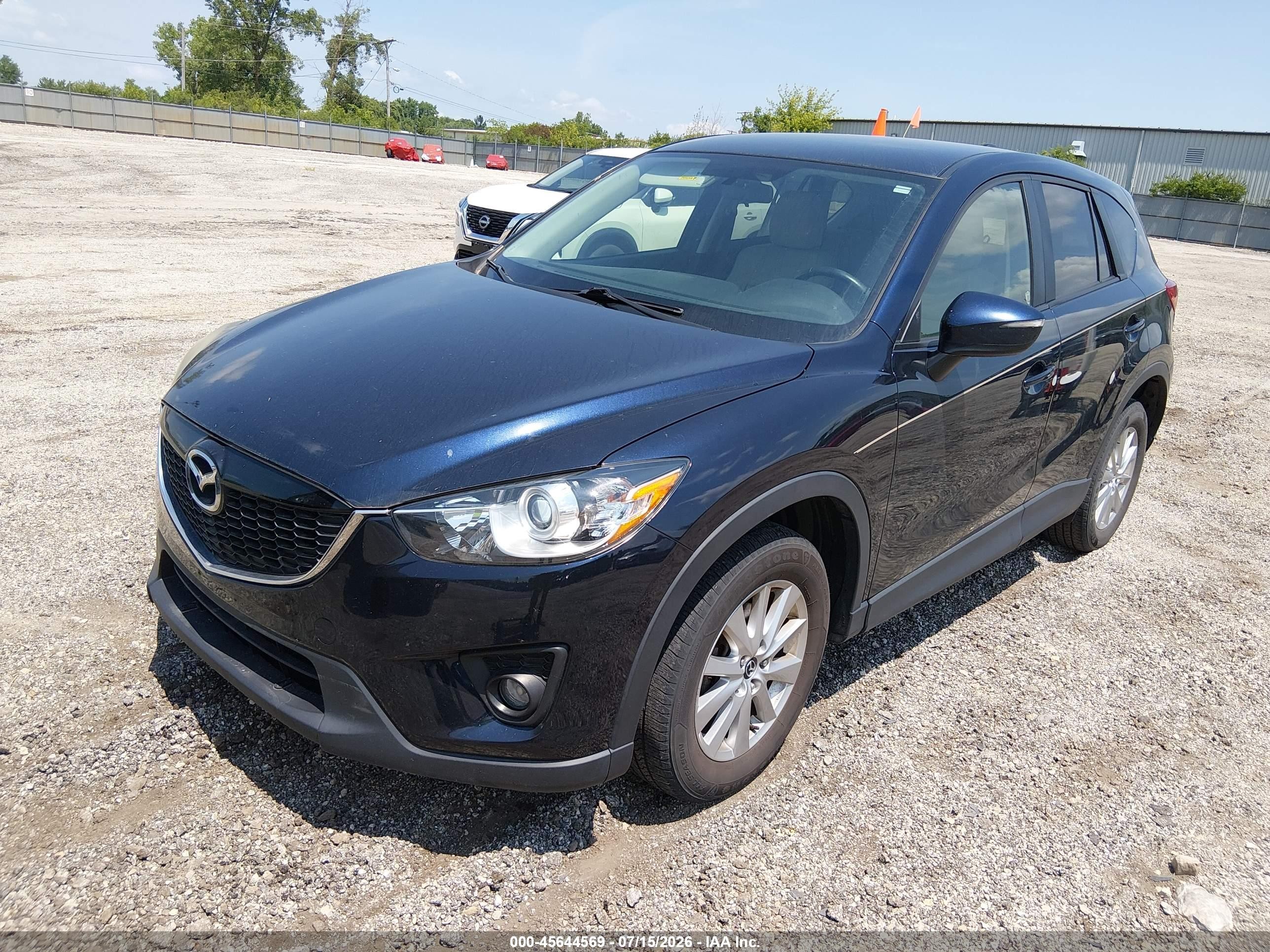 2015 Mazda Cx-5 Touring Dark Blue vin: JM3KE2CY0F0525891