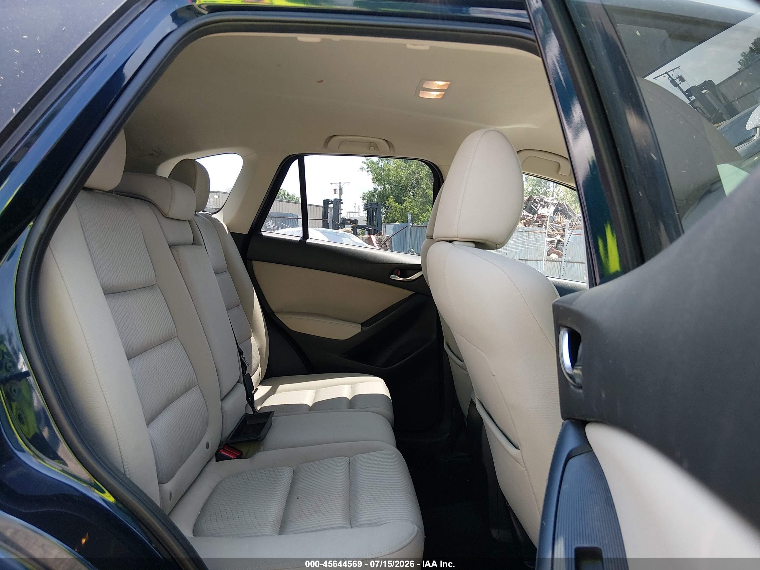 2015 Mazda Cx-5 Touring Dark Blue vin: JM3KE2CY0F0525891