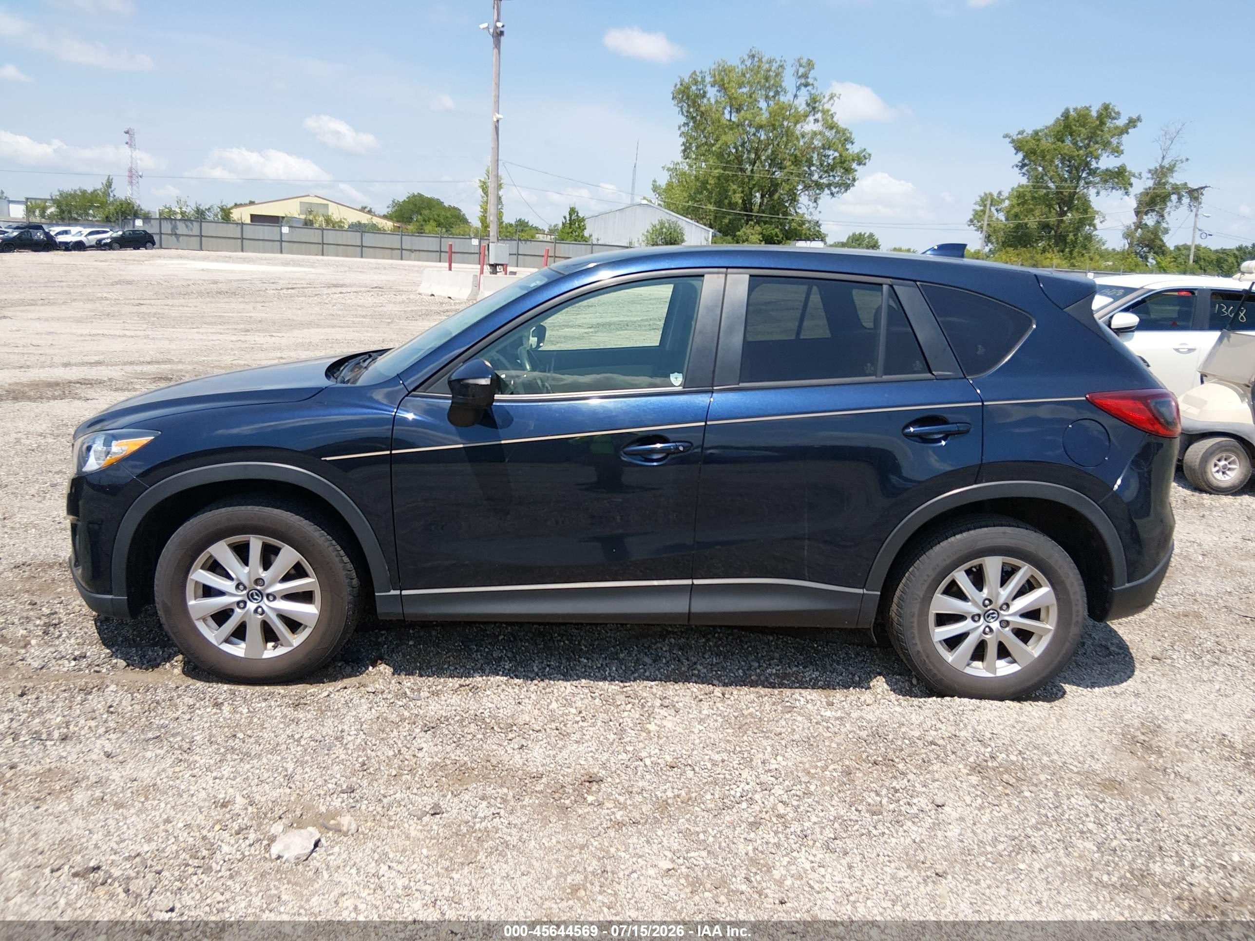 2015 Mazda Cx-5 Touring Dark Blue vin: JM3KE2CY0F0525891