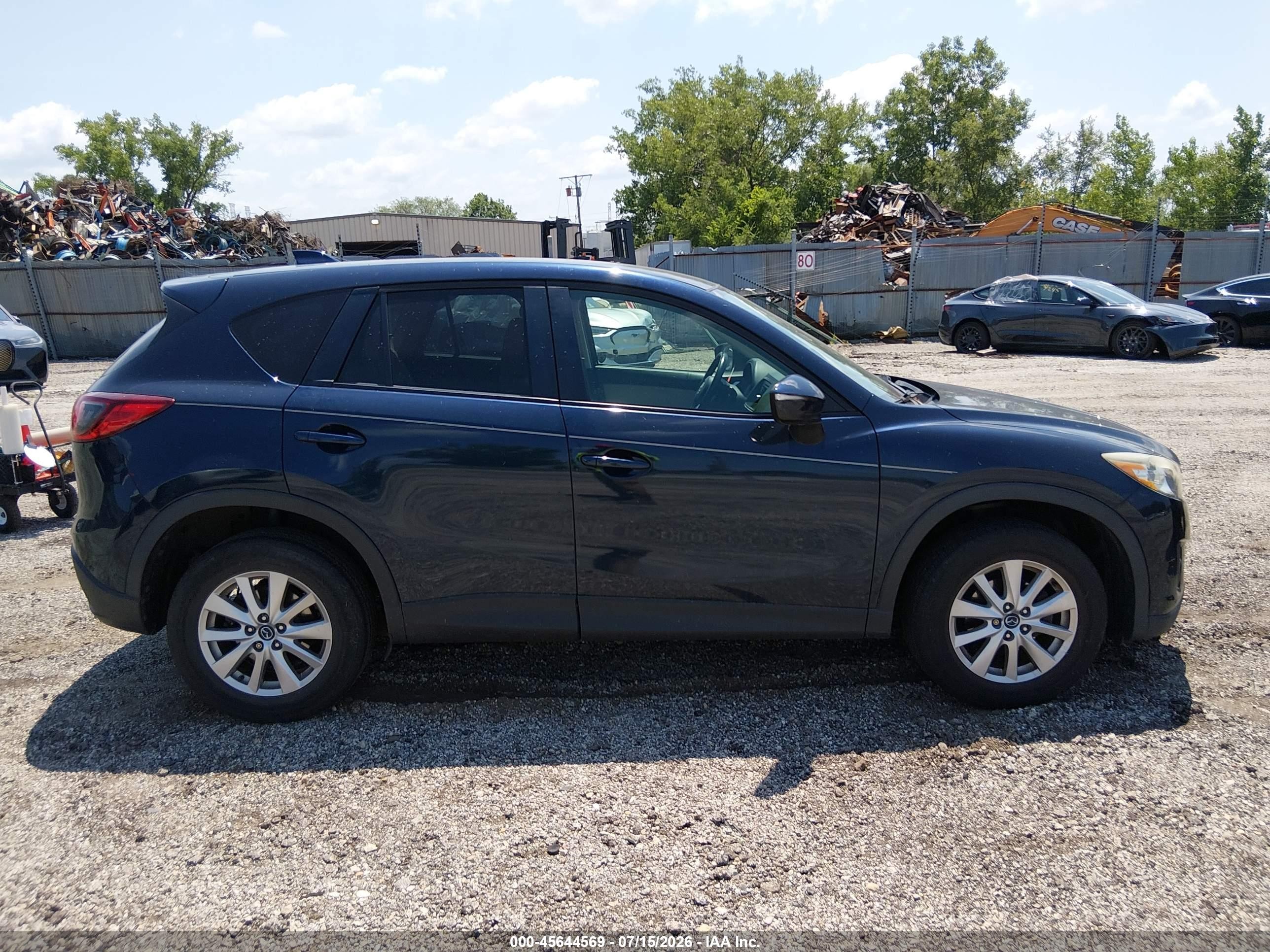 2015 Mazda Cx-5 Touring Dark Blue vin: JM3KE2CY0F0525891