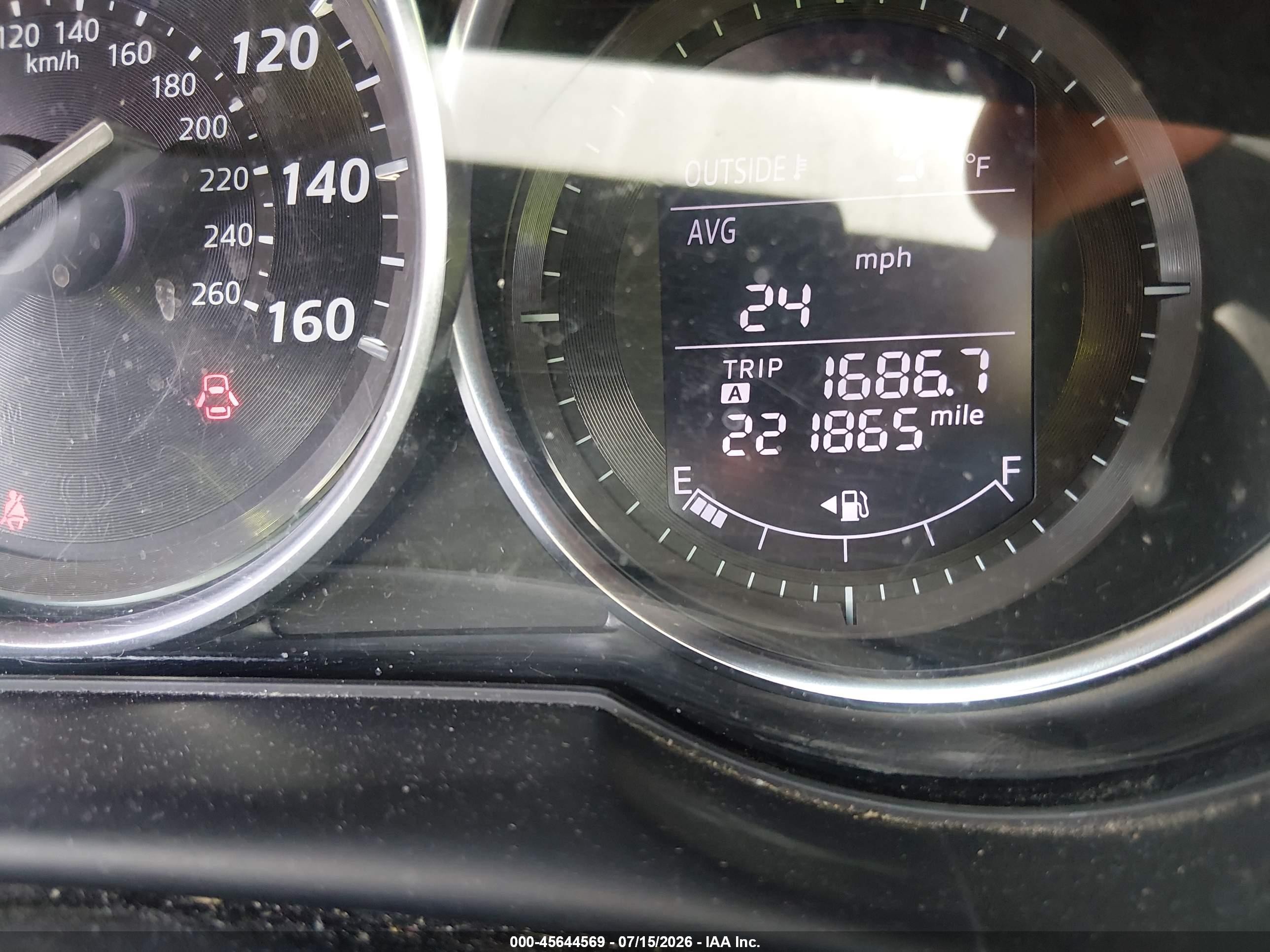 2015 Mazda Cx-5 Touring Dark Blue vin: JM3KE2CY0F0525891