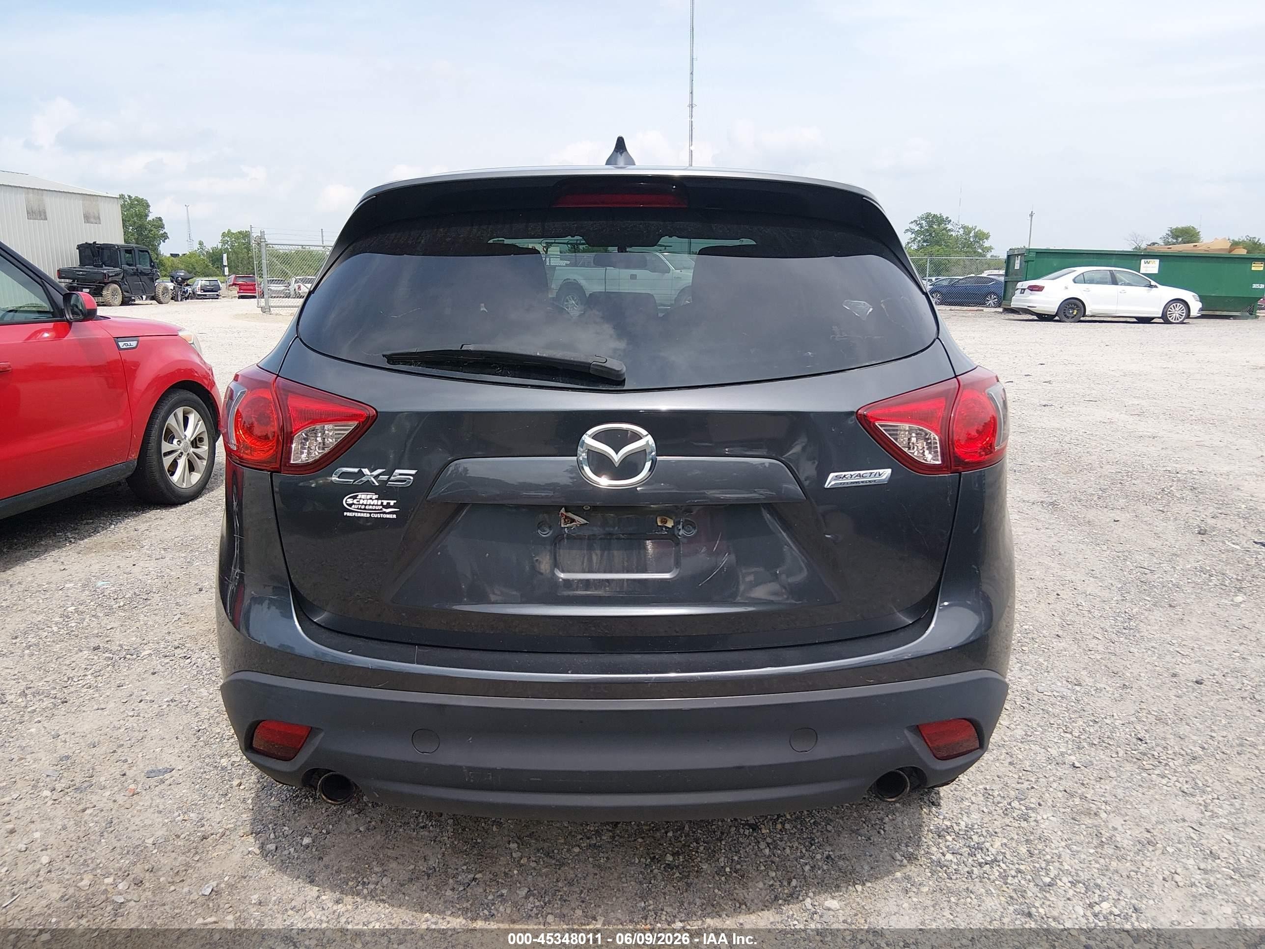 2015 Mazda Cx-5 Touring Серый vin: JM3KE2CY0F0544070
