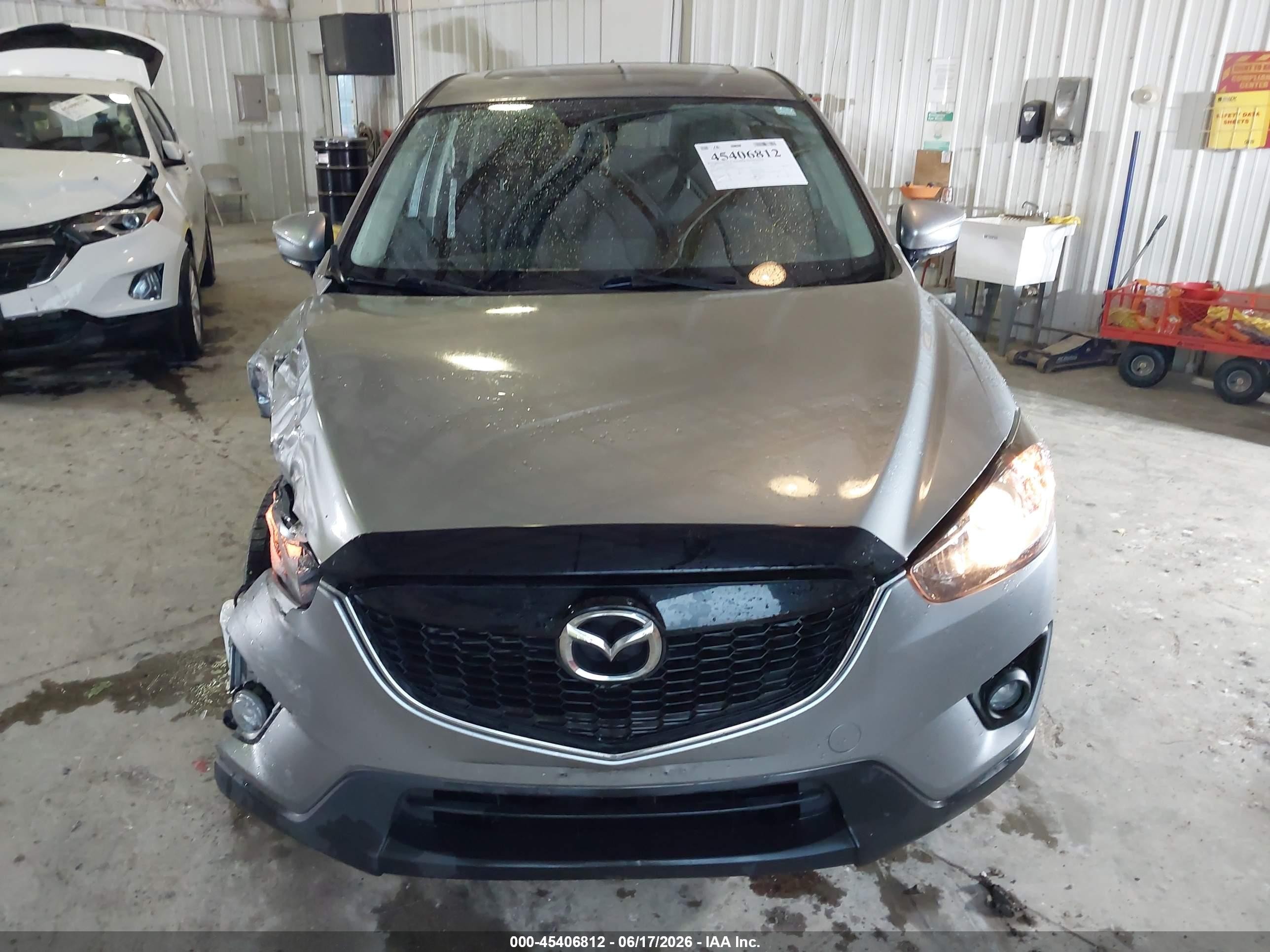 2015 Mazda Cx-5 Touring Gray vin: JM3KE2CY0F0553965