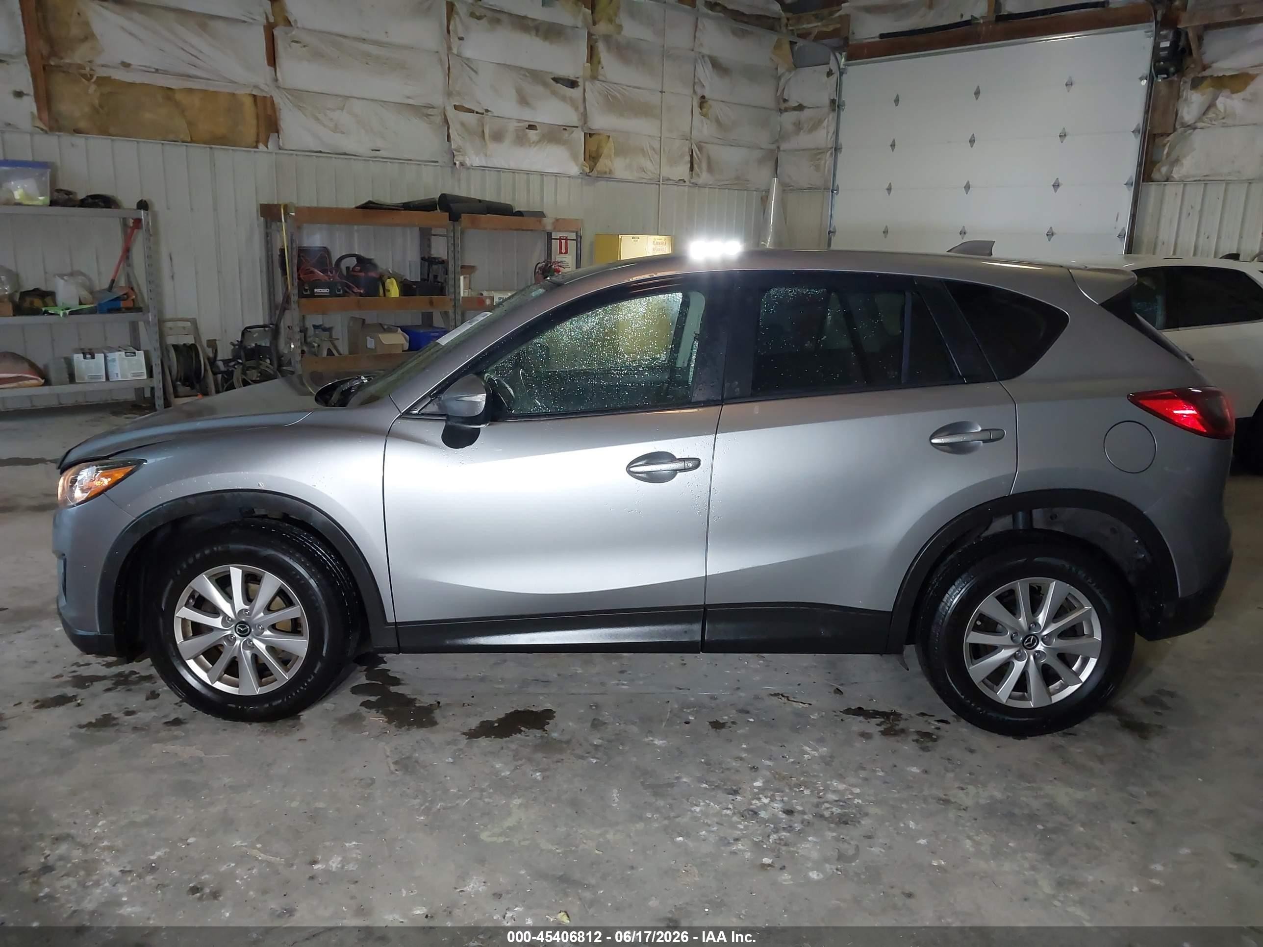 2015 Mazda Cx-5 Touring Gray vin: JM3KE2CY0F0553965