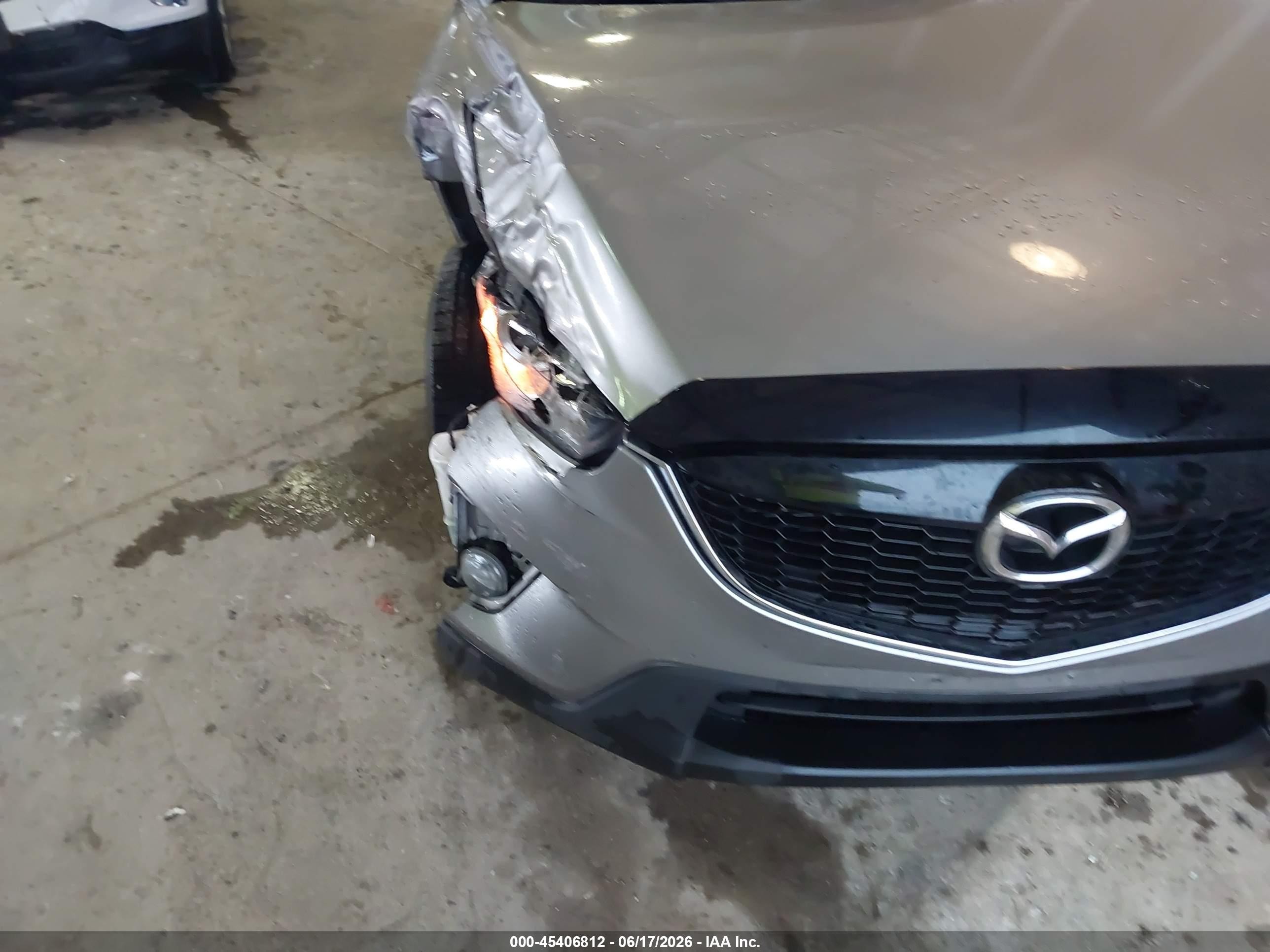 2015 Mazda Cx-5 Touring Gray vin: JM3KE2CY0F0553965