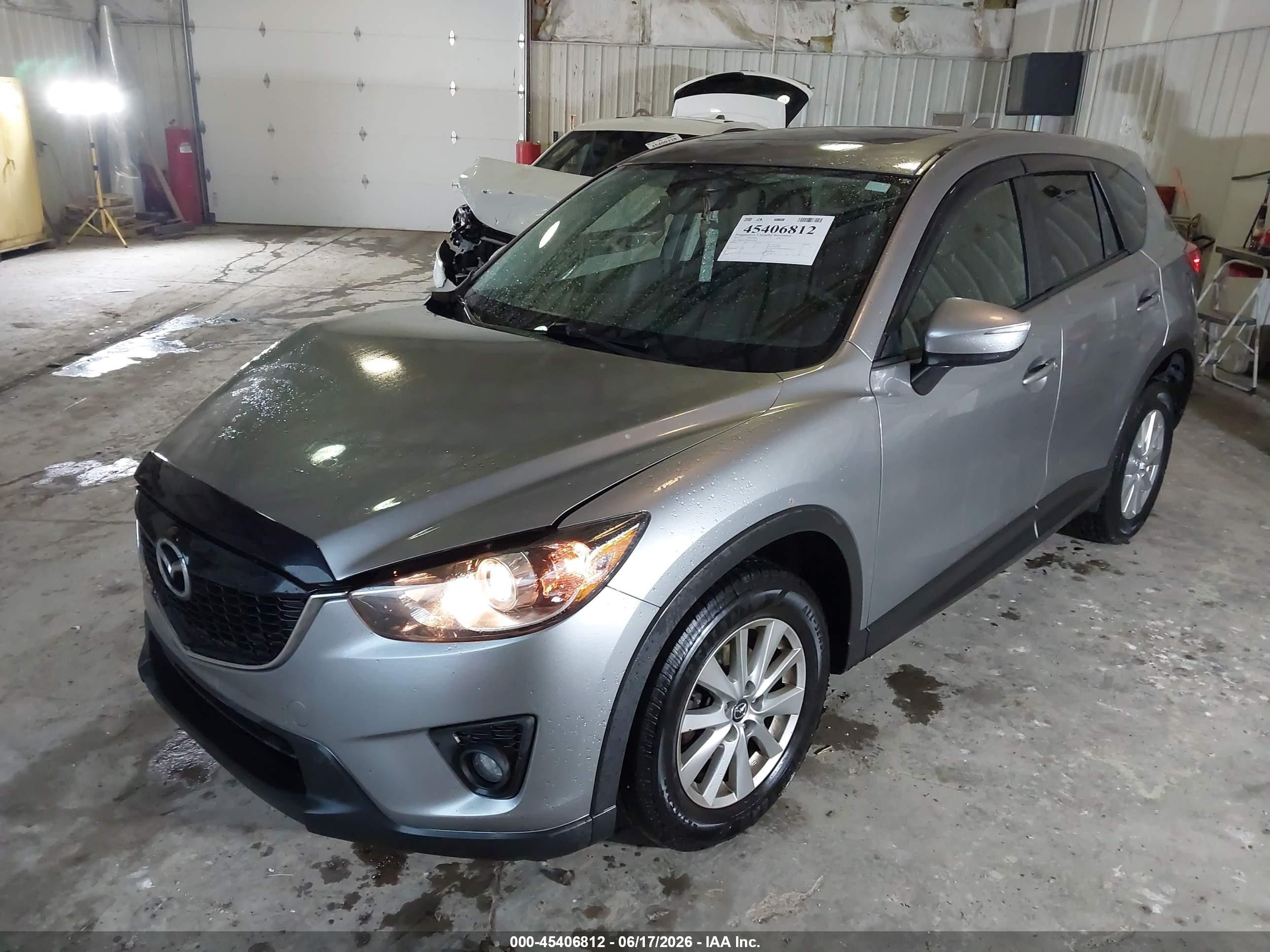 2015 Mazda Cx-5 Touring Gray vin: JM3KE2CY0F0553965