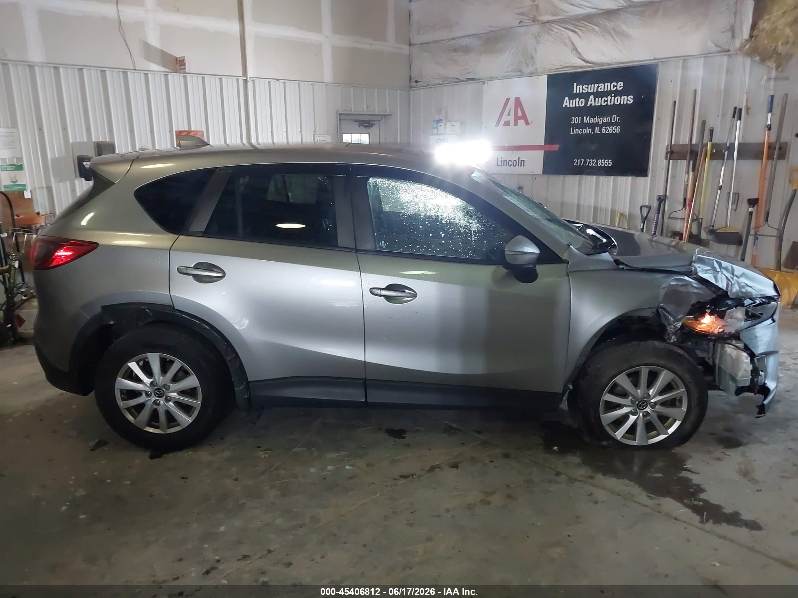 2015 Mazda Cx-5 Touring Gray vin: JM3KE2CY0F0553965