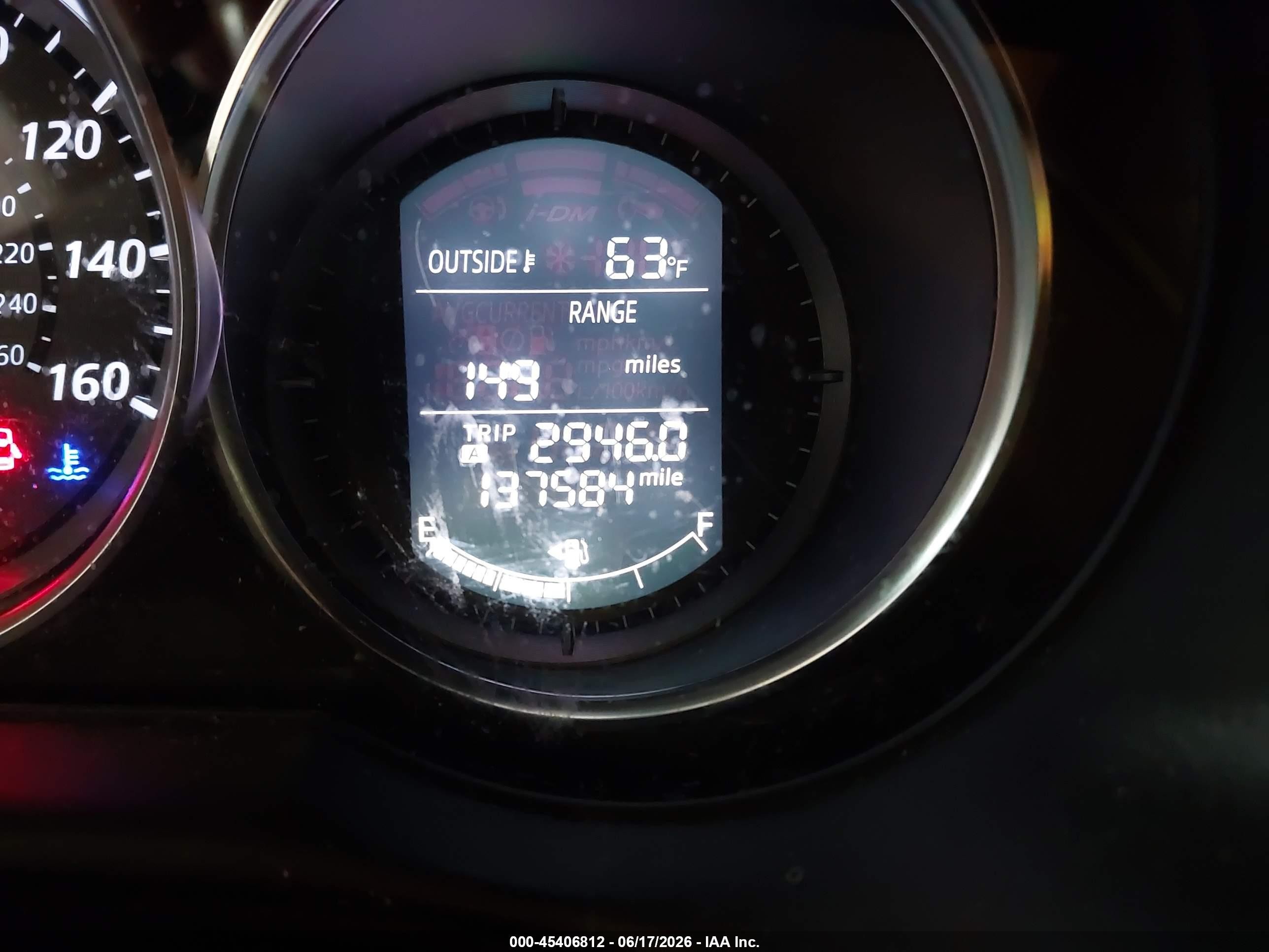 2015 Mazda Cx-5 Touring Gray vin: JM3KE2CY0F0553965