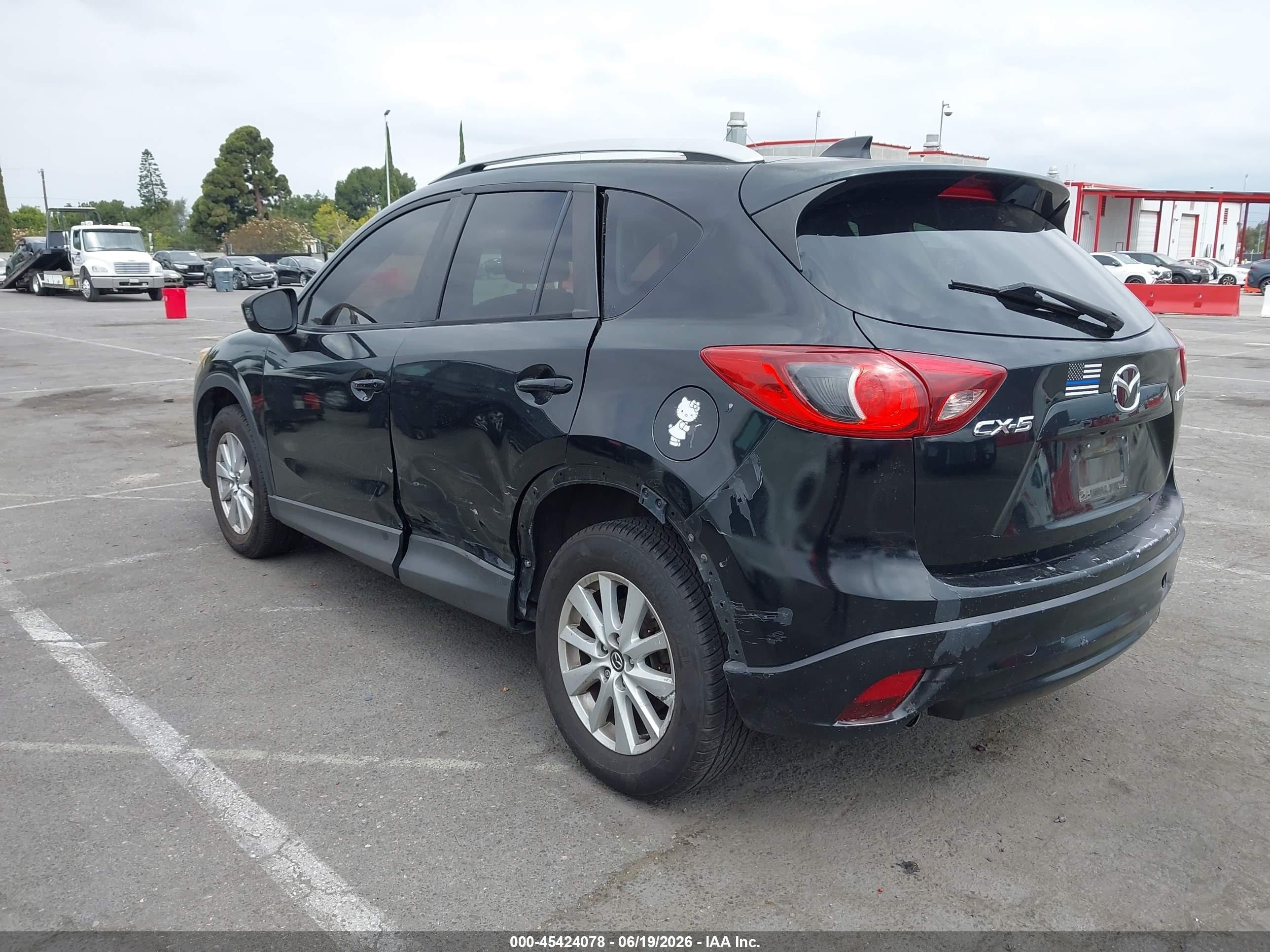 2014 Mazda Cx-5 Touring Black vin: JM3KE2CY1E0308221