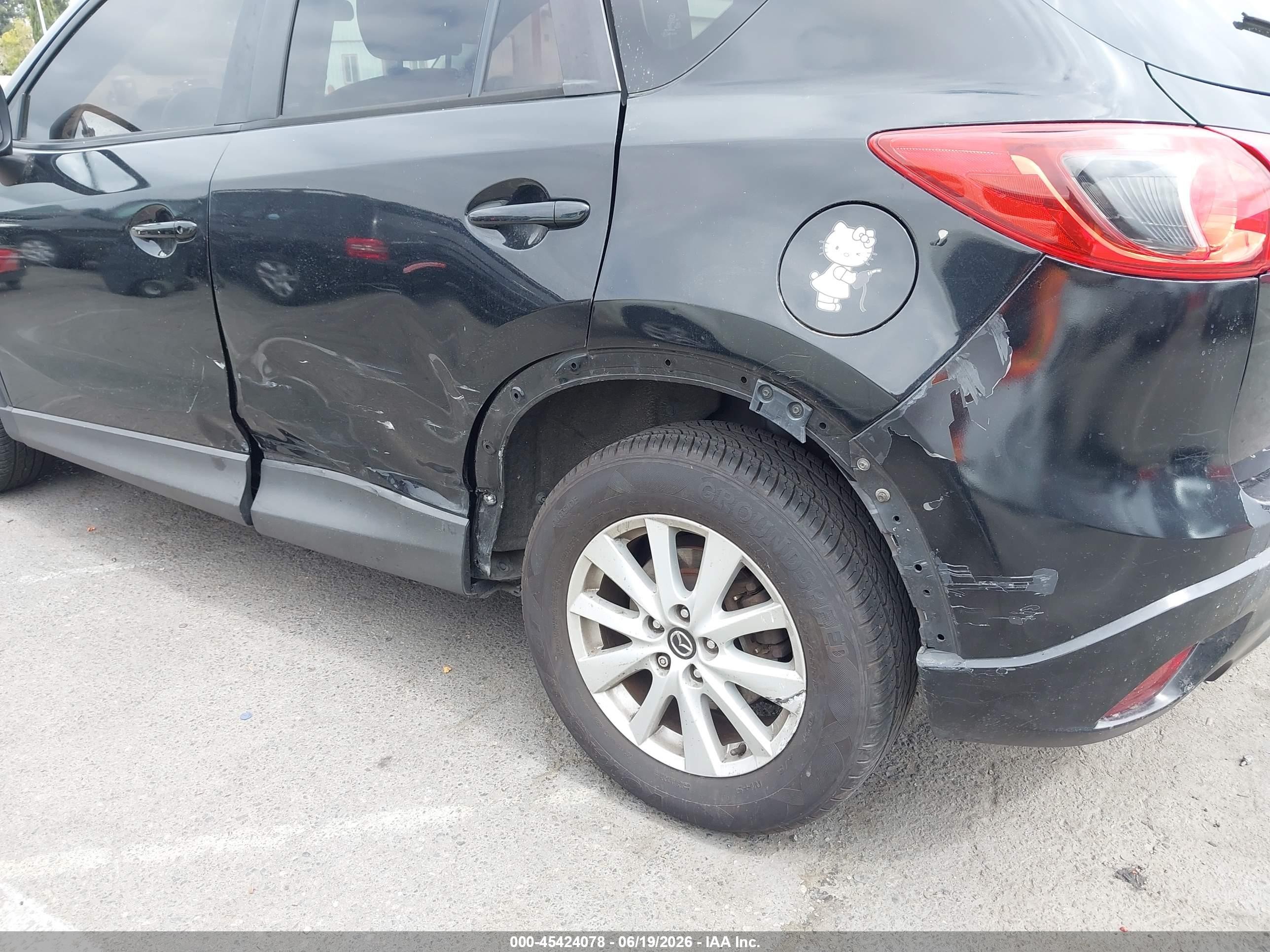 2014 Mazda Cx-5 Touring Black vin: JM3KE2CY1E0308221