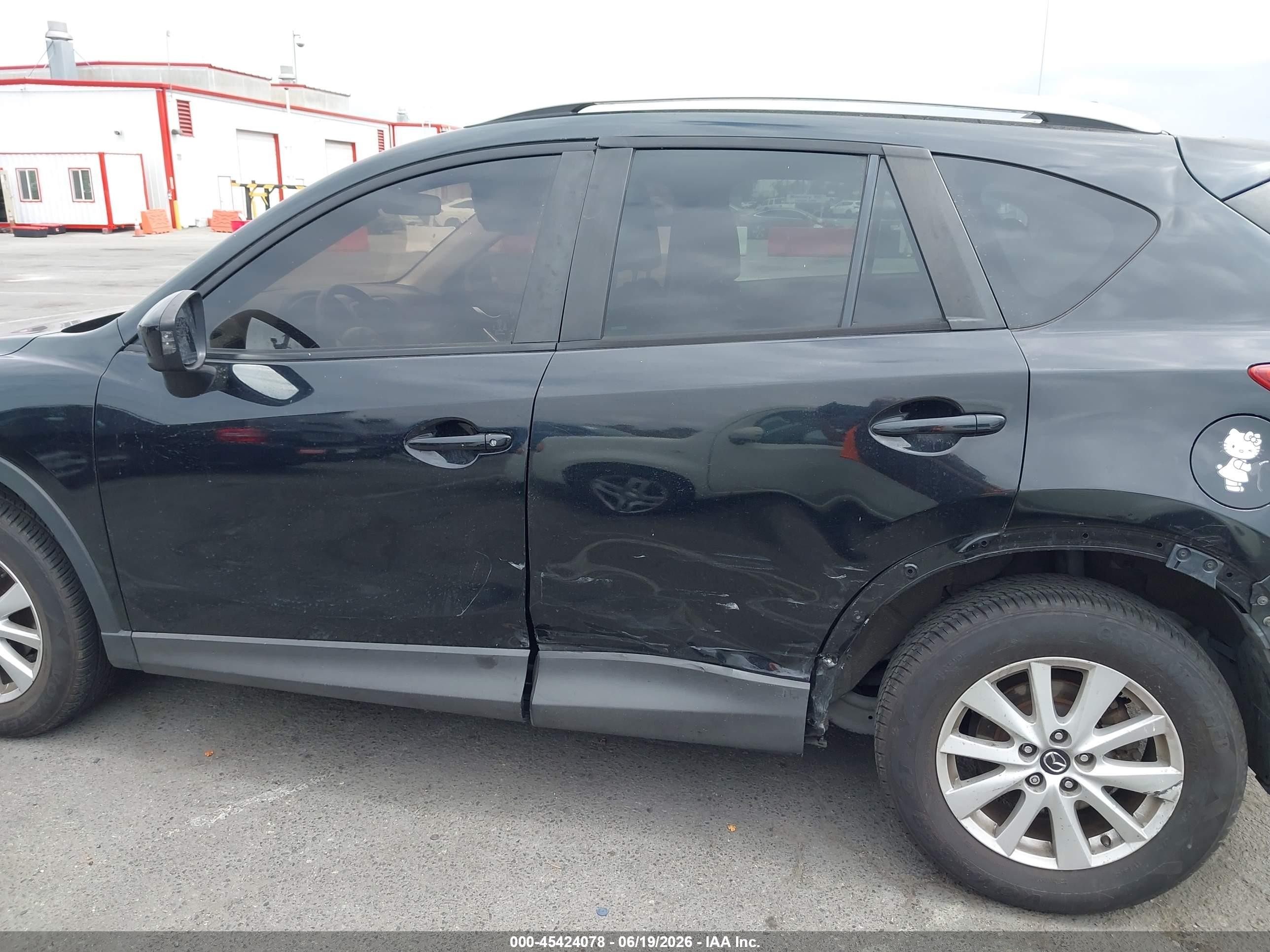 2014 Mazda Cx-5 Touring Black vin: JM3KE2CY1E0308221