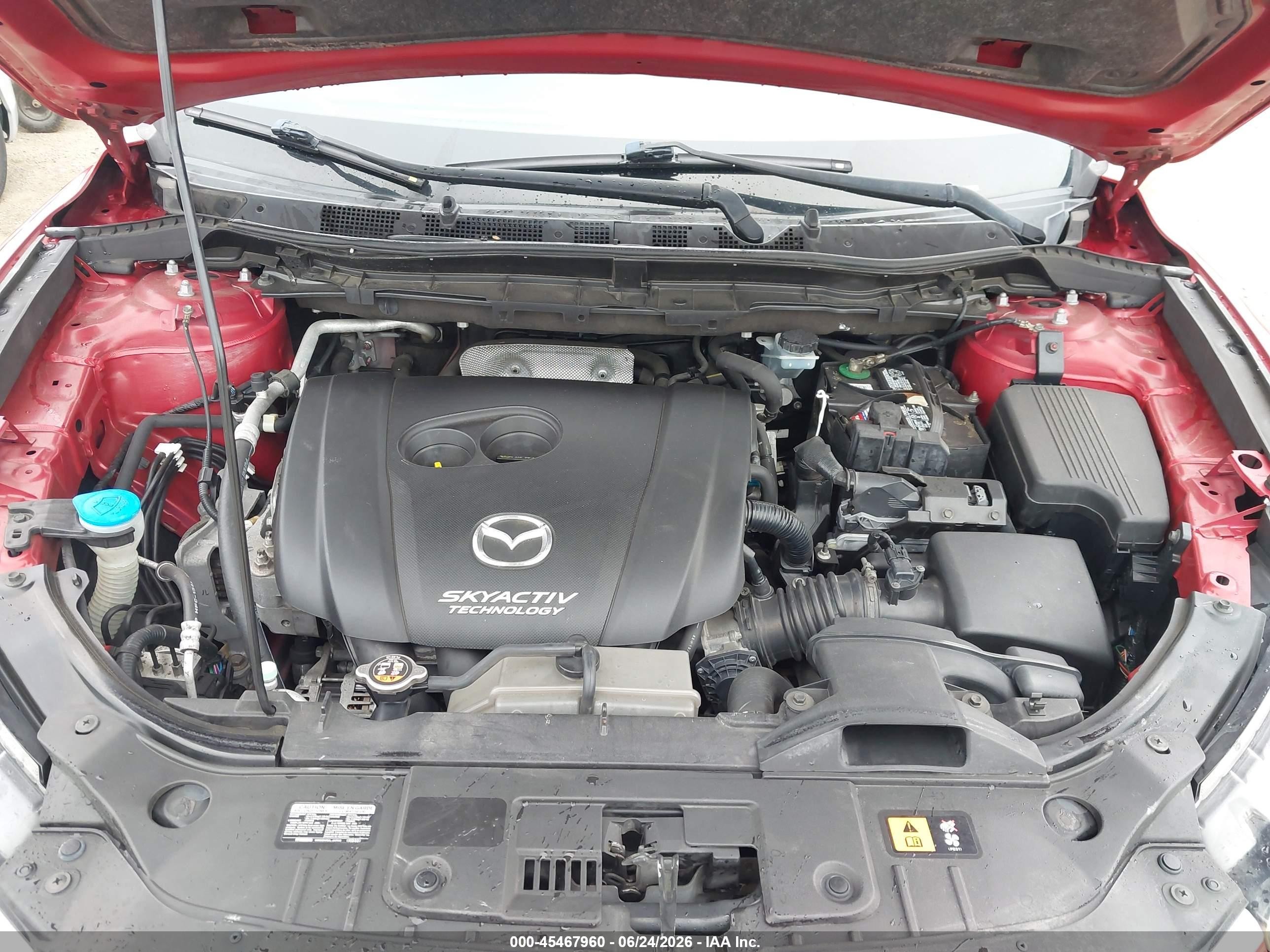 2014 Mazda Cx-5 Touring Red vin: JM3KE2CY1E0328064