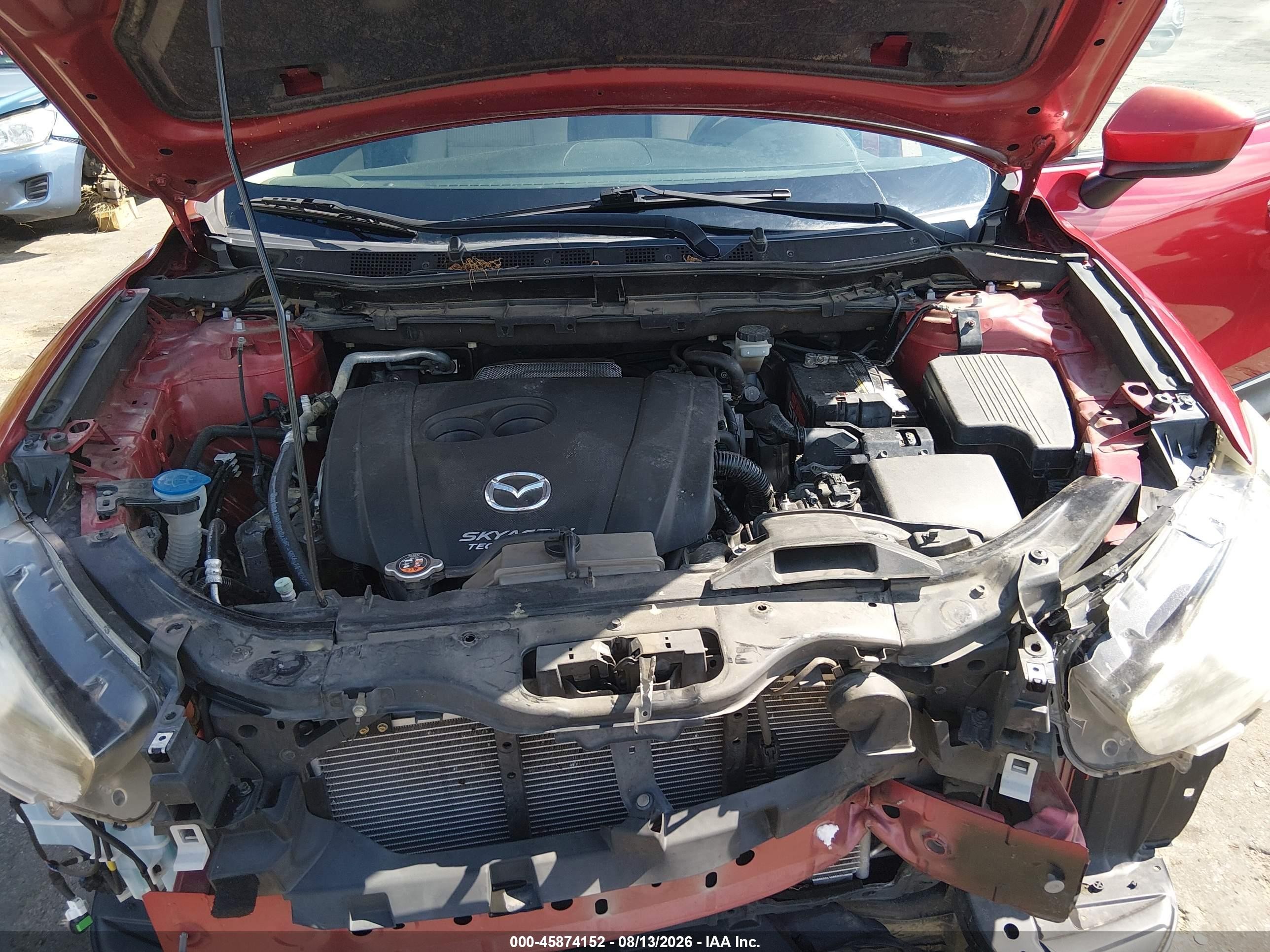 2014 Mazda Cx-5 Touring Красный vin: JM3KE2CY1E0403586
