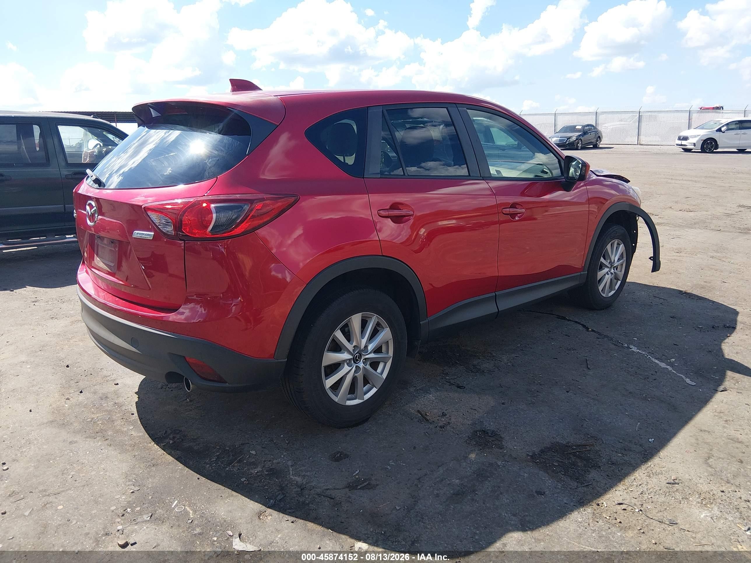 2014 Mazda Cx-5 Touring Красный vin: JM3KE2CY1E0403586