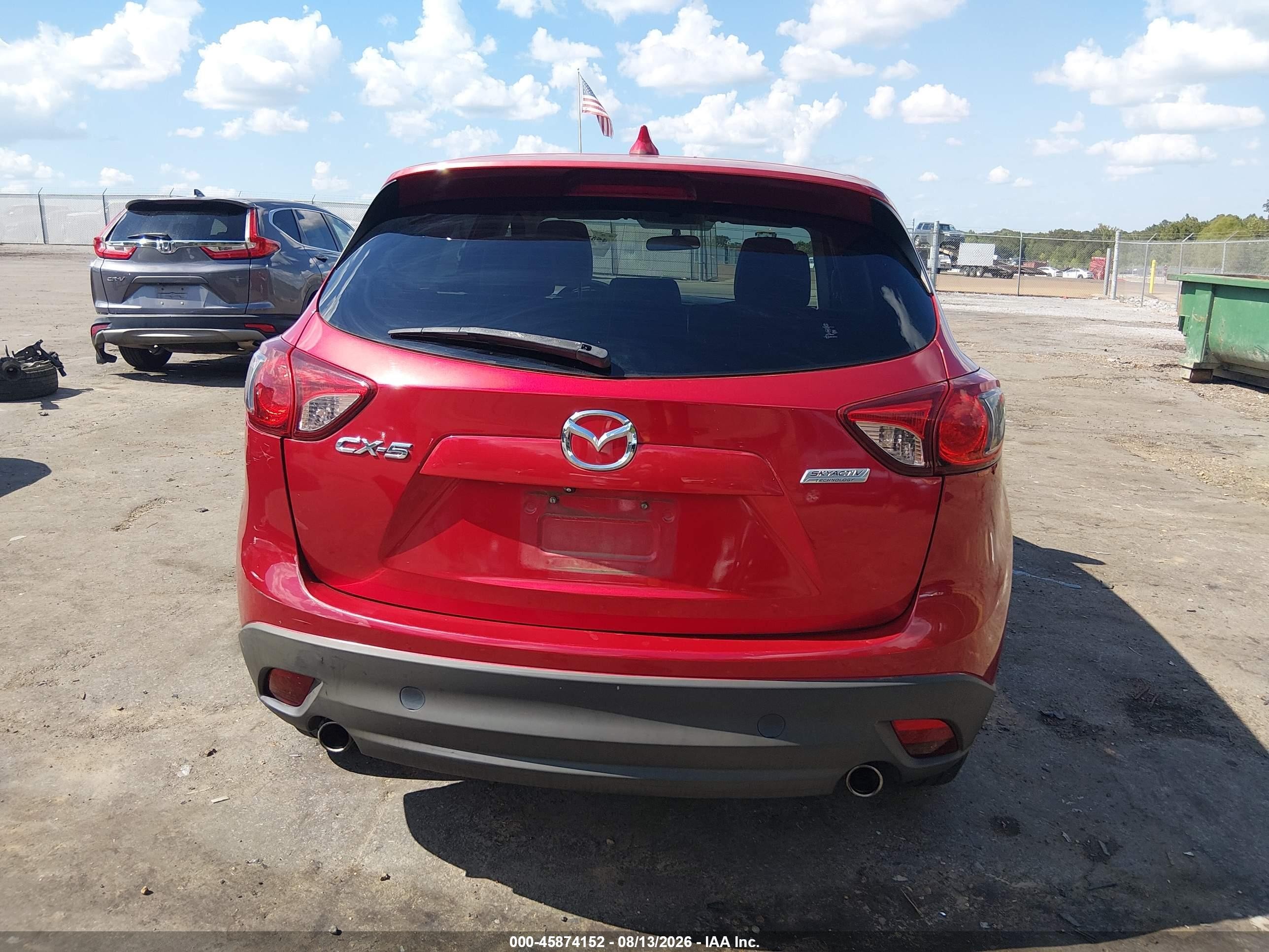2014 Mazda Cx-5 Touring Красный vin: JM3KE2CY1E0403586