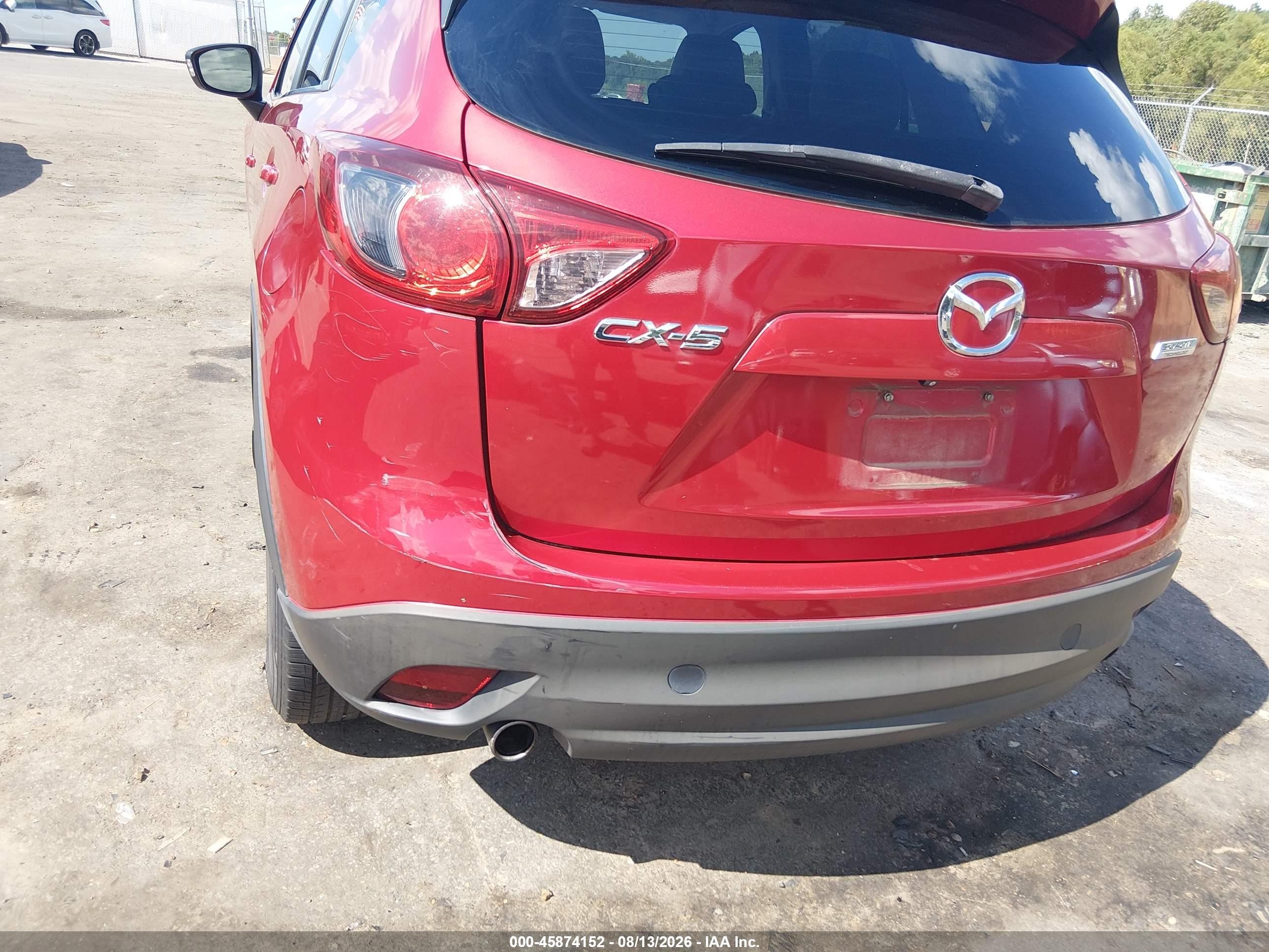2014 Mazda Cx-5 Touring Красный vin: JM3KE2CY1E0403586
