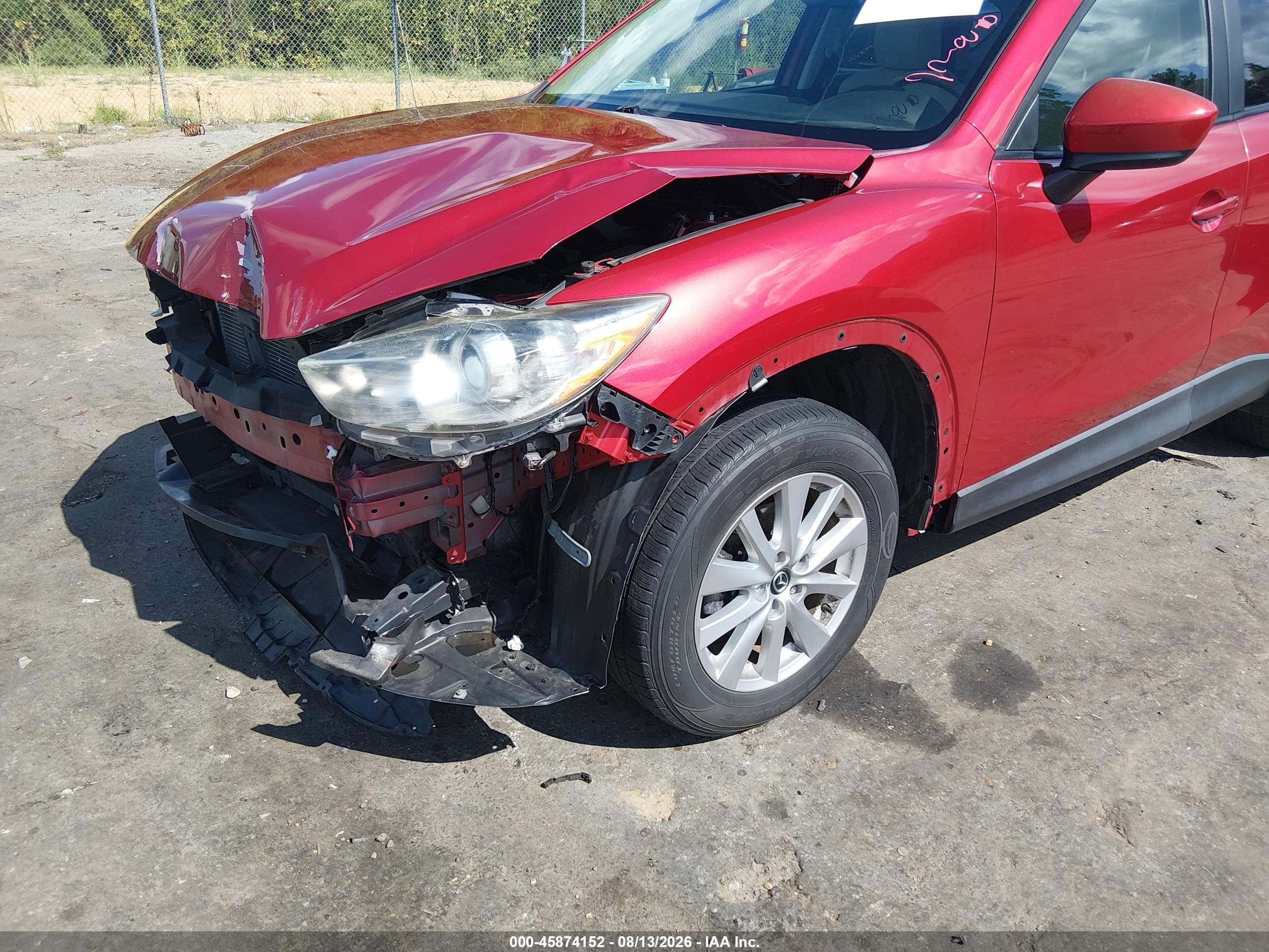 2014 Mazda Cx-5 Touring Красный vin: JM3KE2CY1E0403586