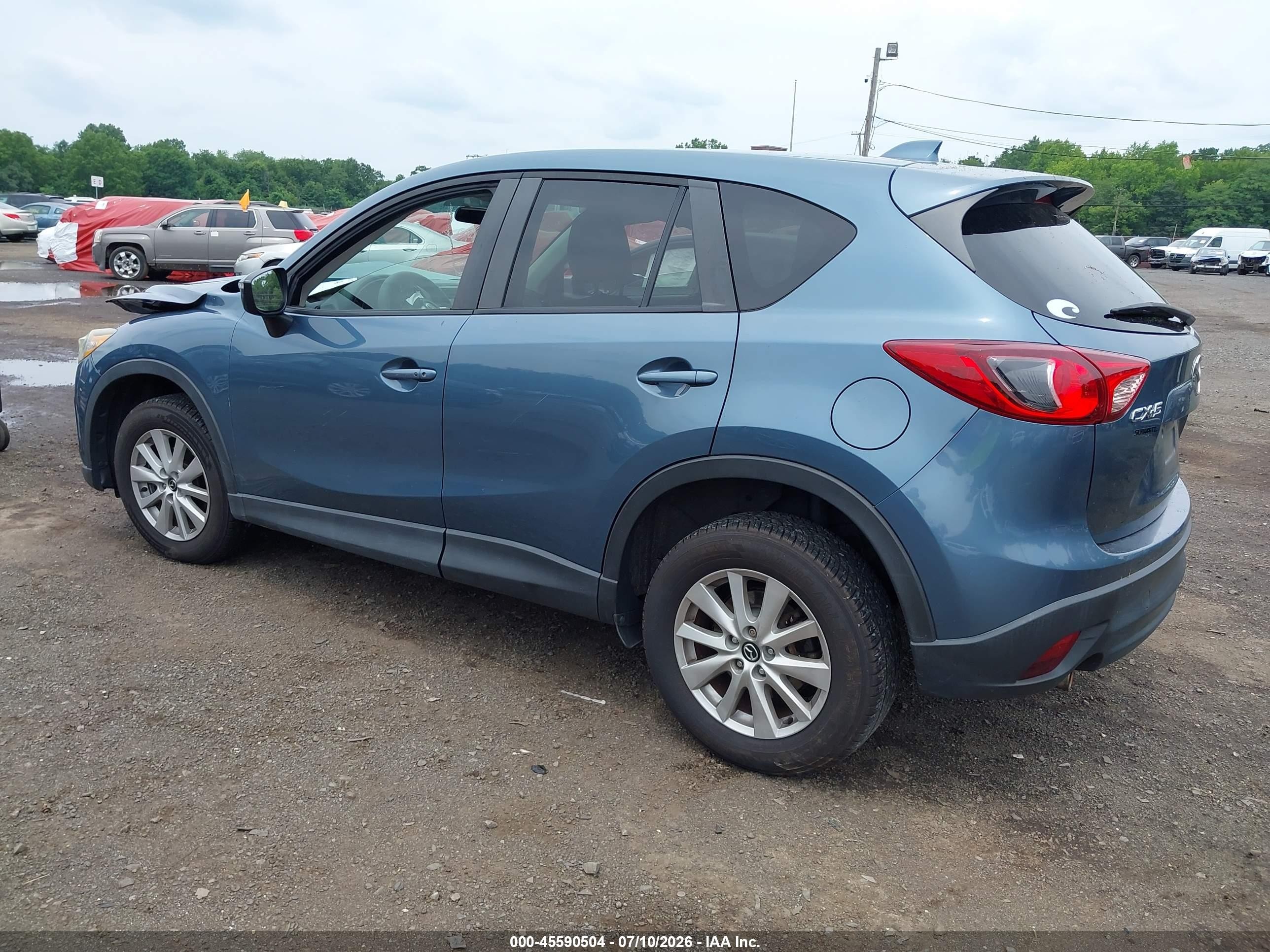 2015 Mazda Cx-5 Touring Dark Blue vin: JM3KE2CY1F0529870