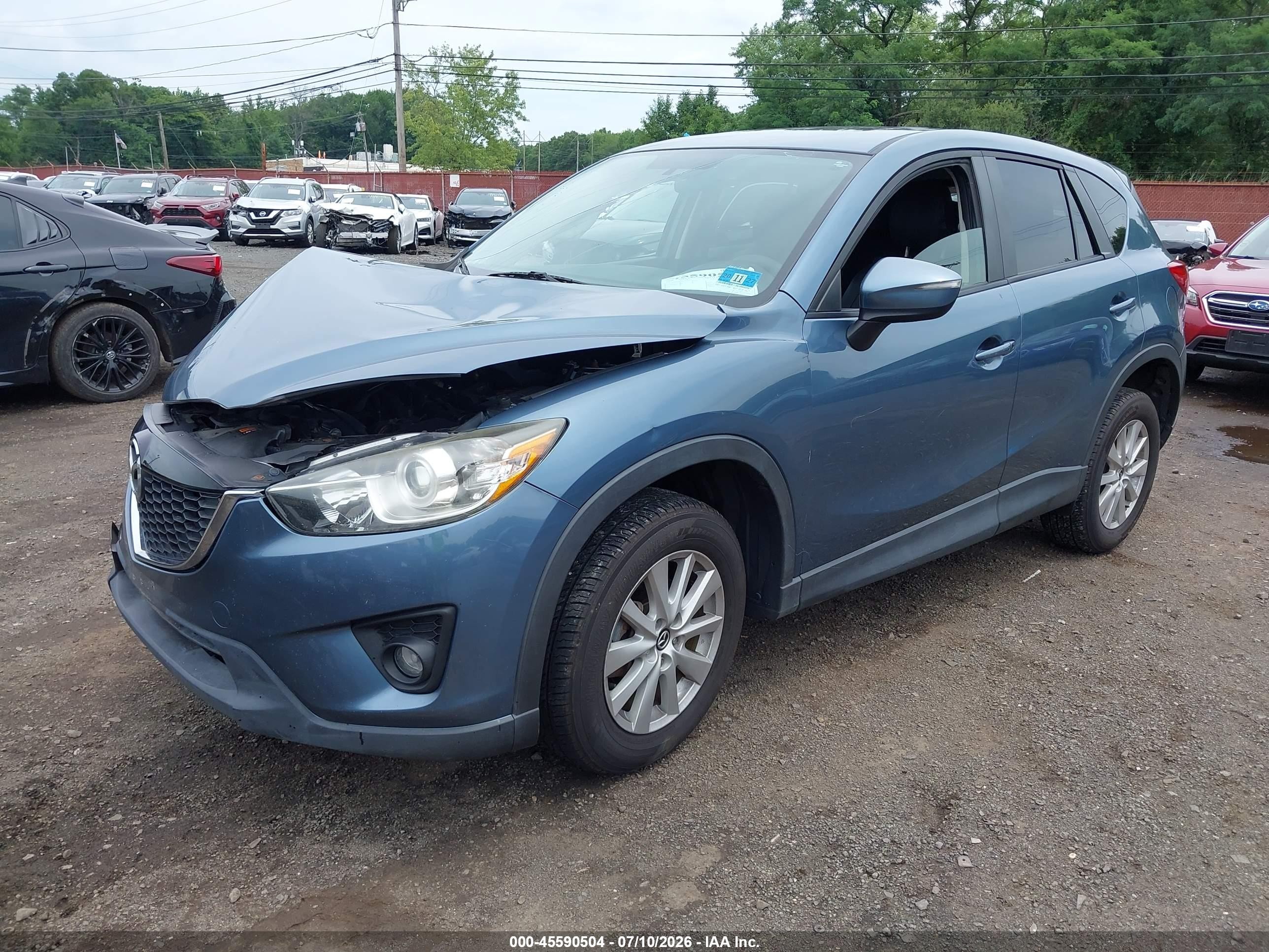 2015 Mazda Cx-5 Touring Dark Blue vin: JM3KE2CY1F0529870