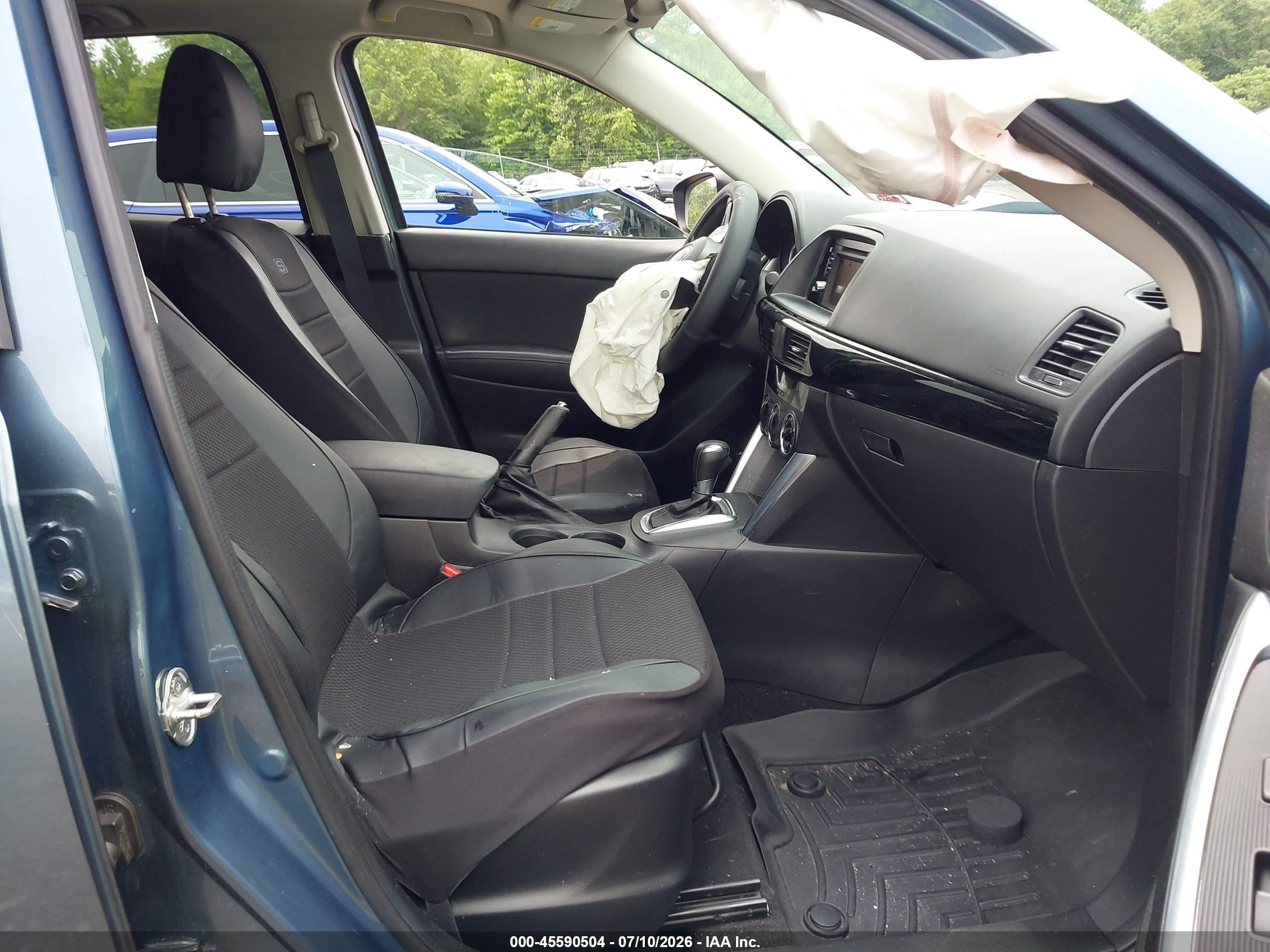 2015 Mazda Cx-5 Touring Dark Blue vin: JM3KE2CY1F0529870