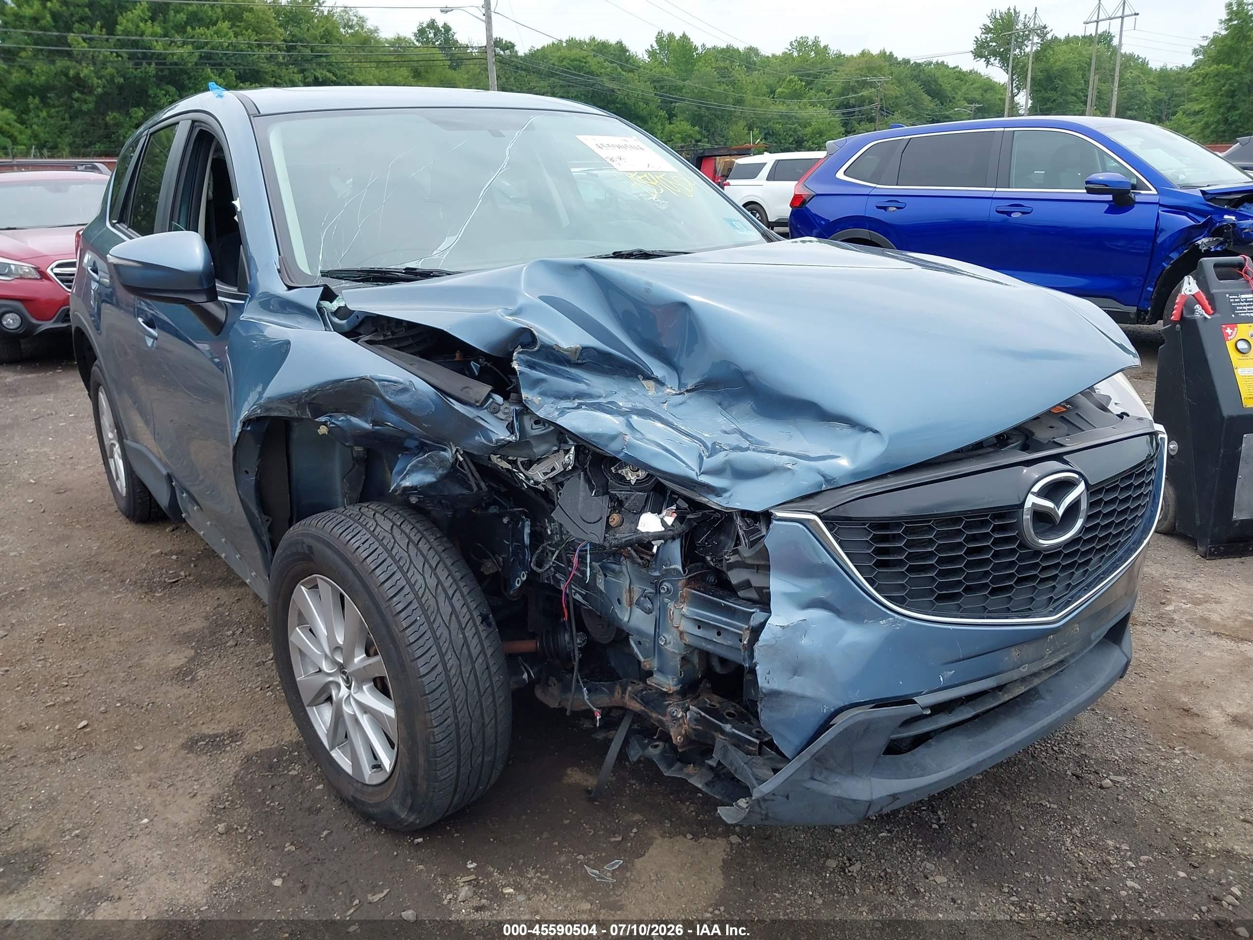 2015 Mazda Cx-5 Touring Dark Blue vin: JM3KE2CY1F0529870