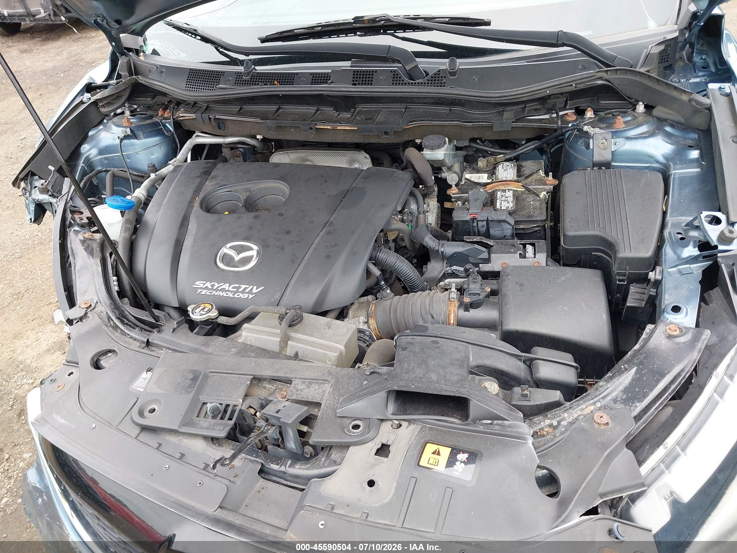 2015 Mazda Cx-5 Touring Dark Blue vin: JM3KE2CY1F0529870