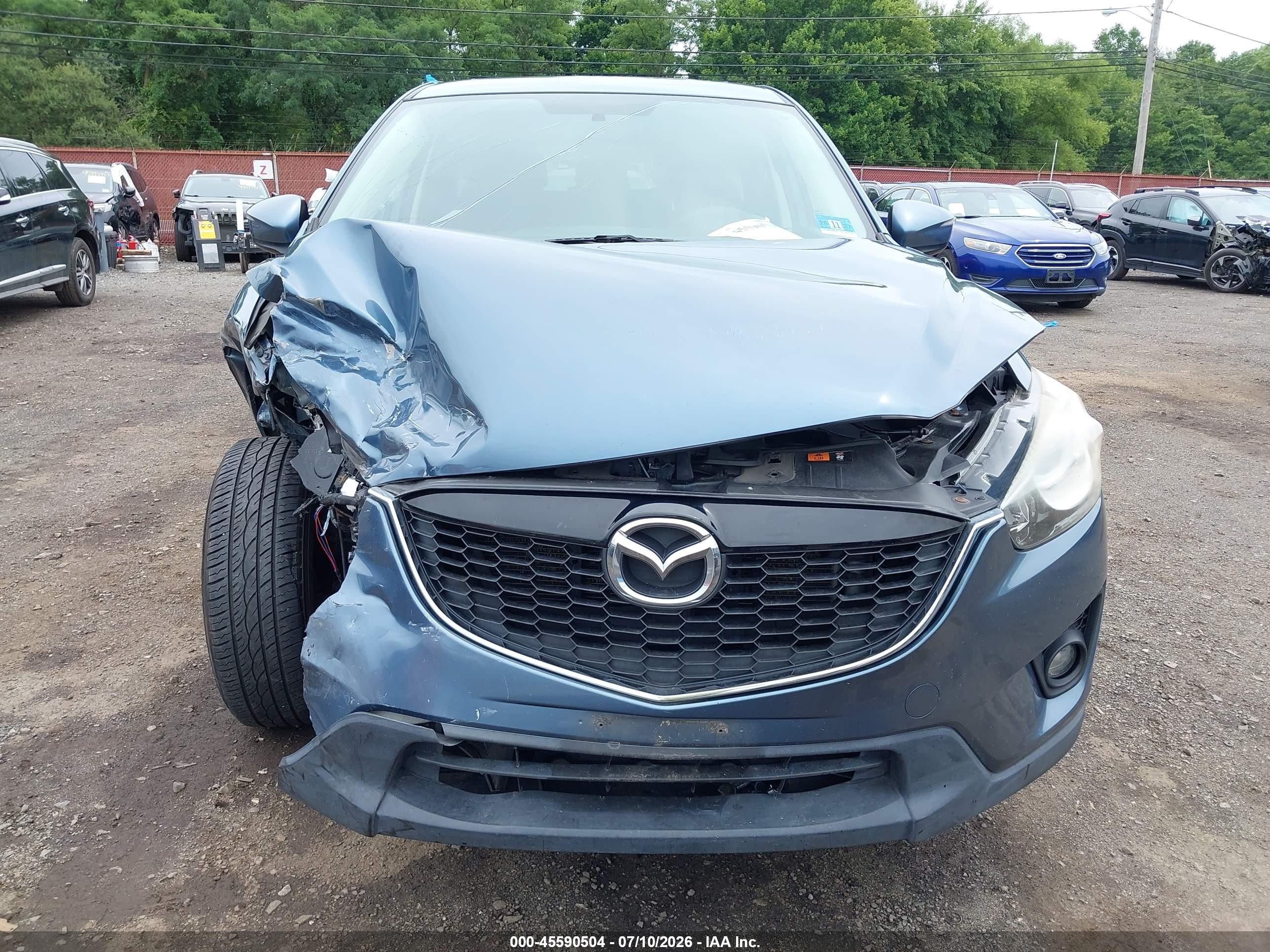 2015 Mazda Cx-5 Touring Dark Blue vin: JM3KE2CY1F0529870