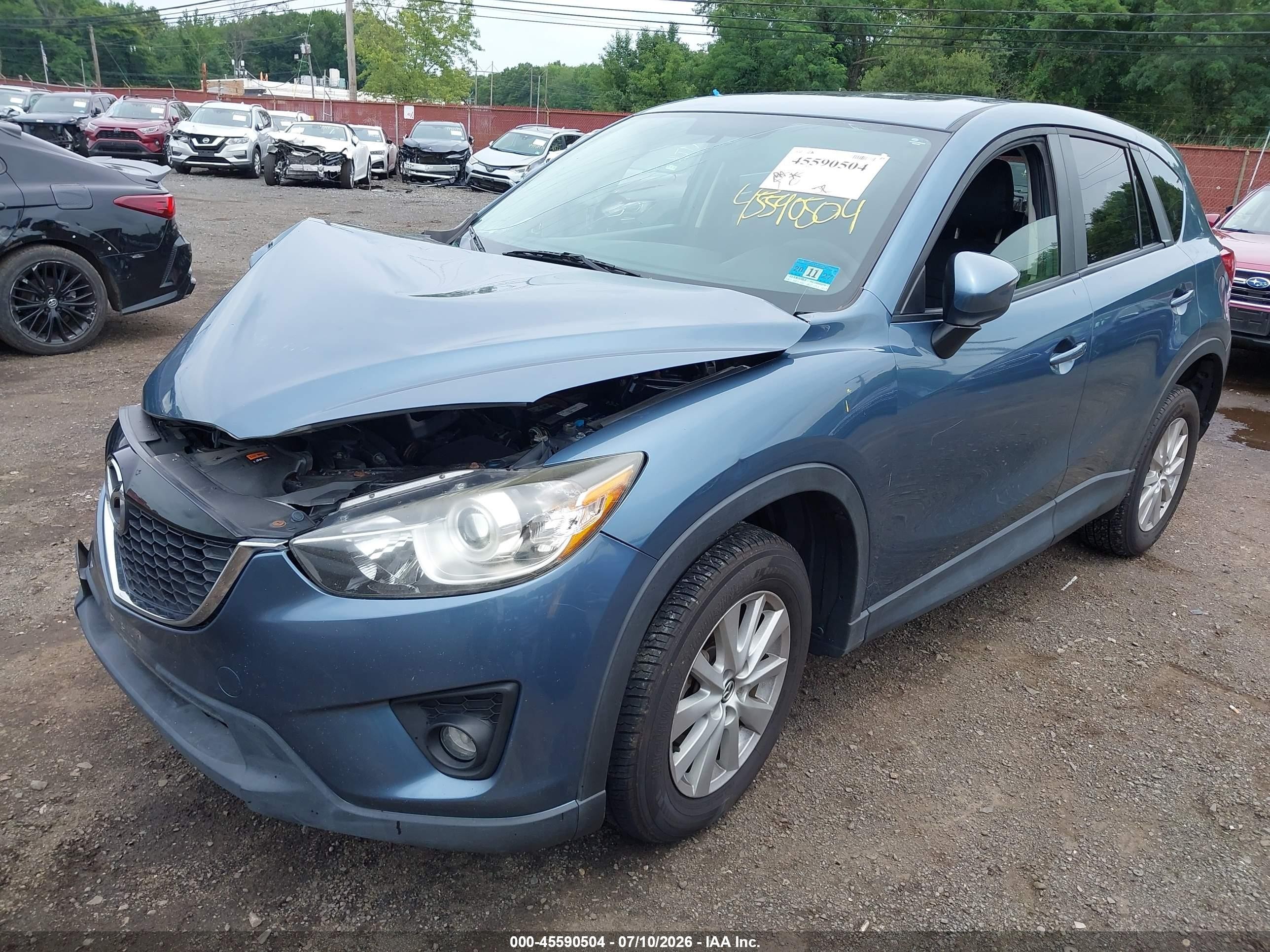 2015 Mazda Cx-5 Touring Dark Blue vin: JM3KE2CY1F0529870