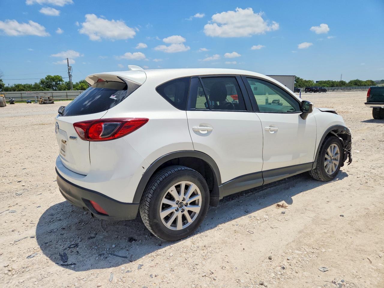 2015 Mazda Cx-5 Touring White vin: JM3KE2CY1F0531103