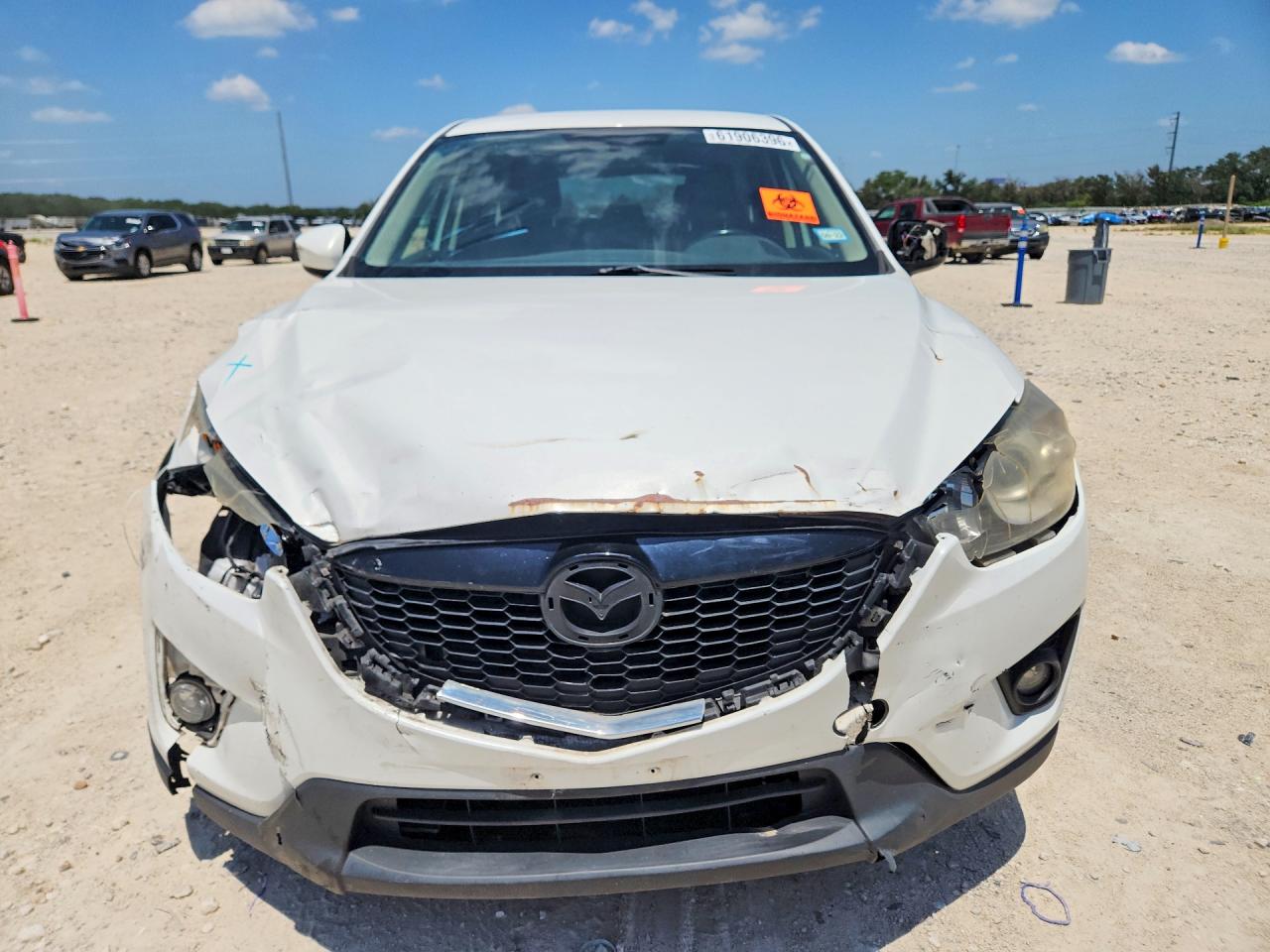 2015 Mazda Cx-5 Touring White vin: JM3KE2CY1F0531103