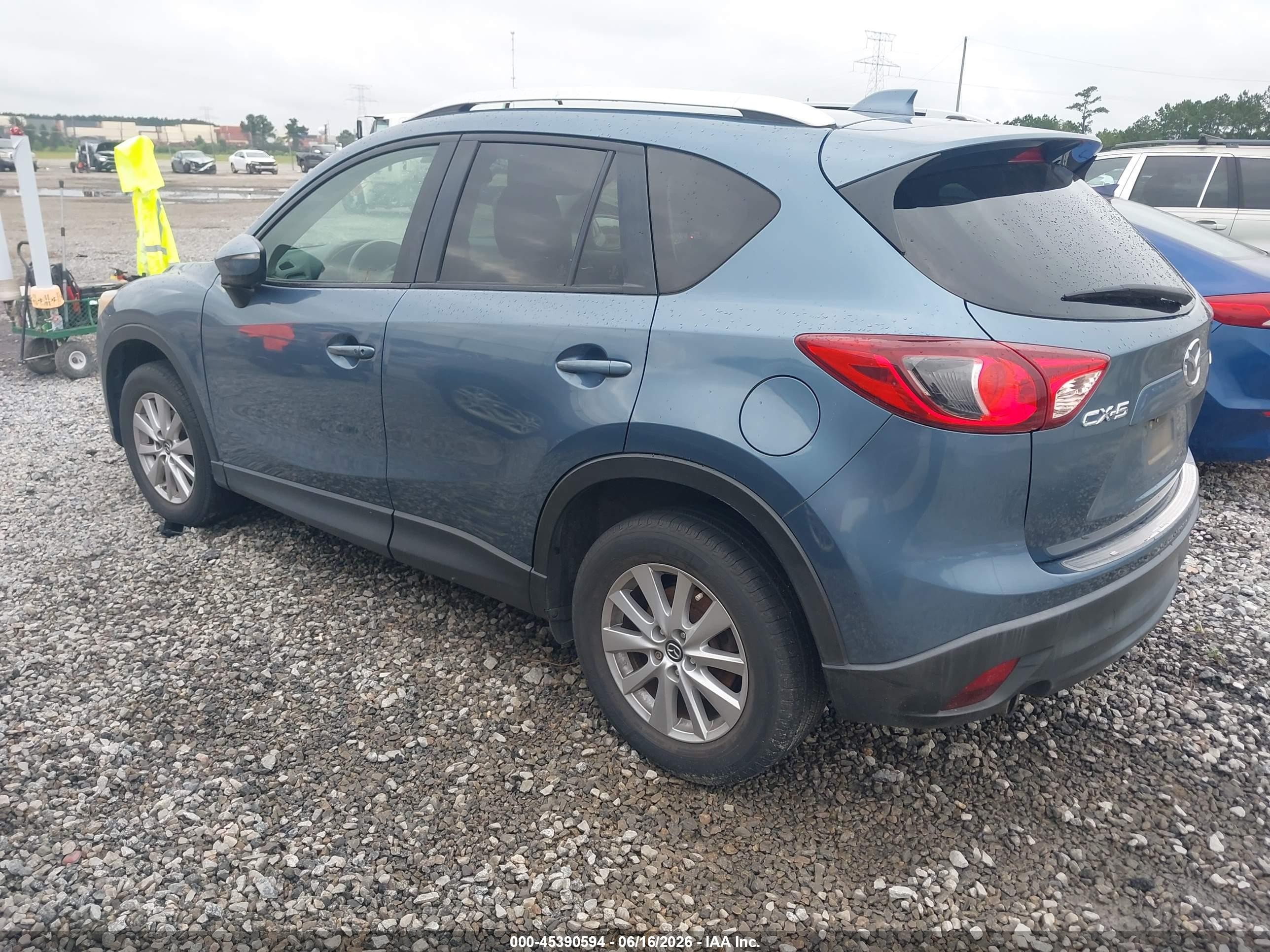 2015 Mazda Cx-5 Touring Blue vin: JM3KE2CY1F0537077