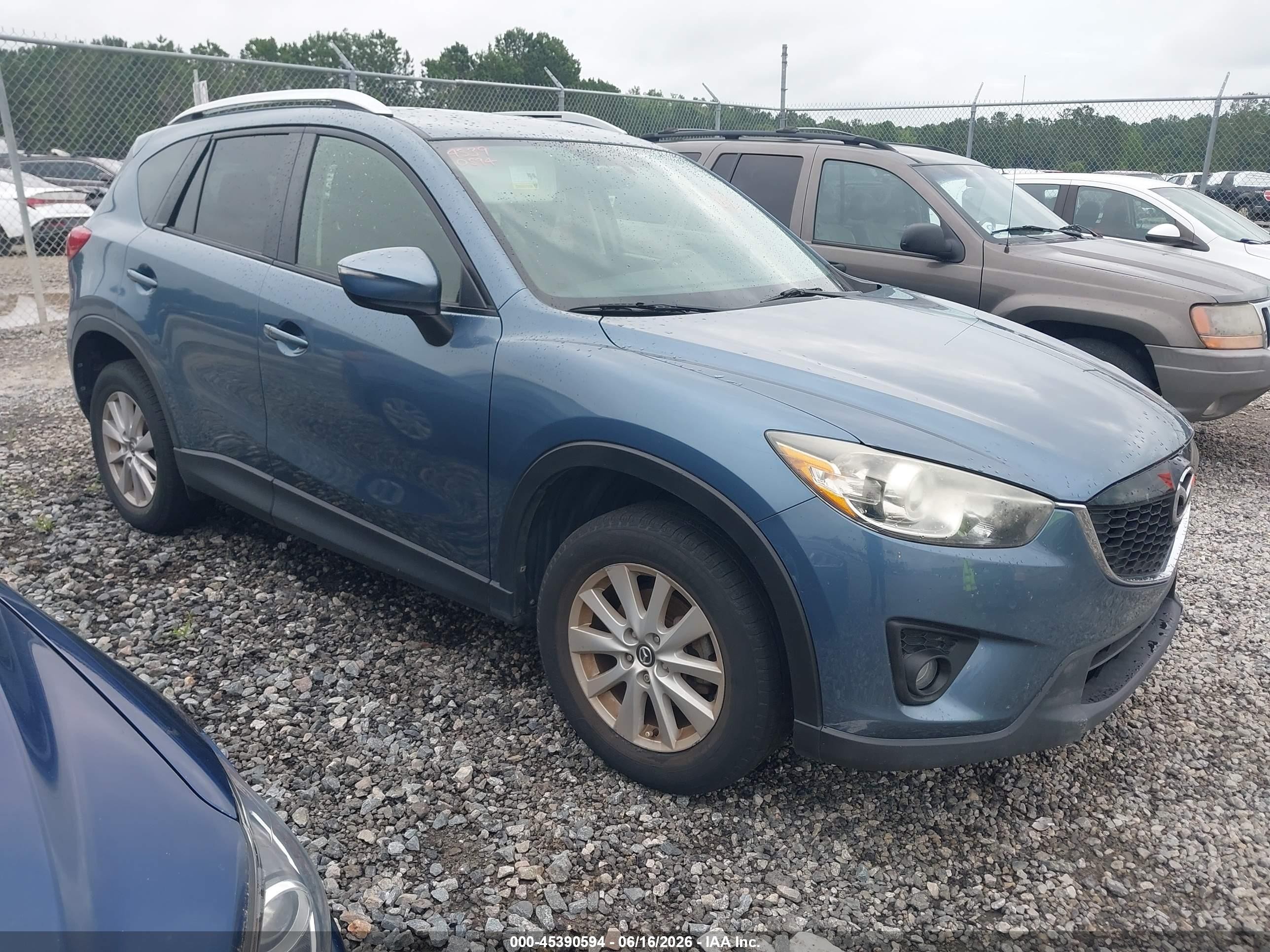 2015 Mazda Cx-5 Touring Blue vin: JM3KE2CY1F0537077