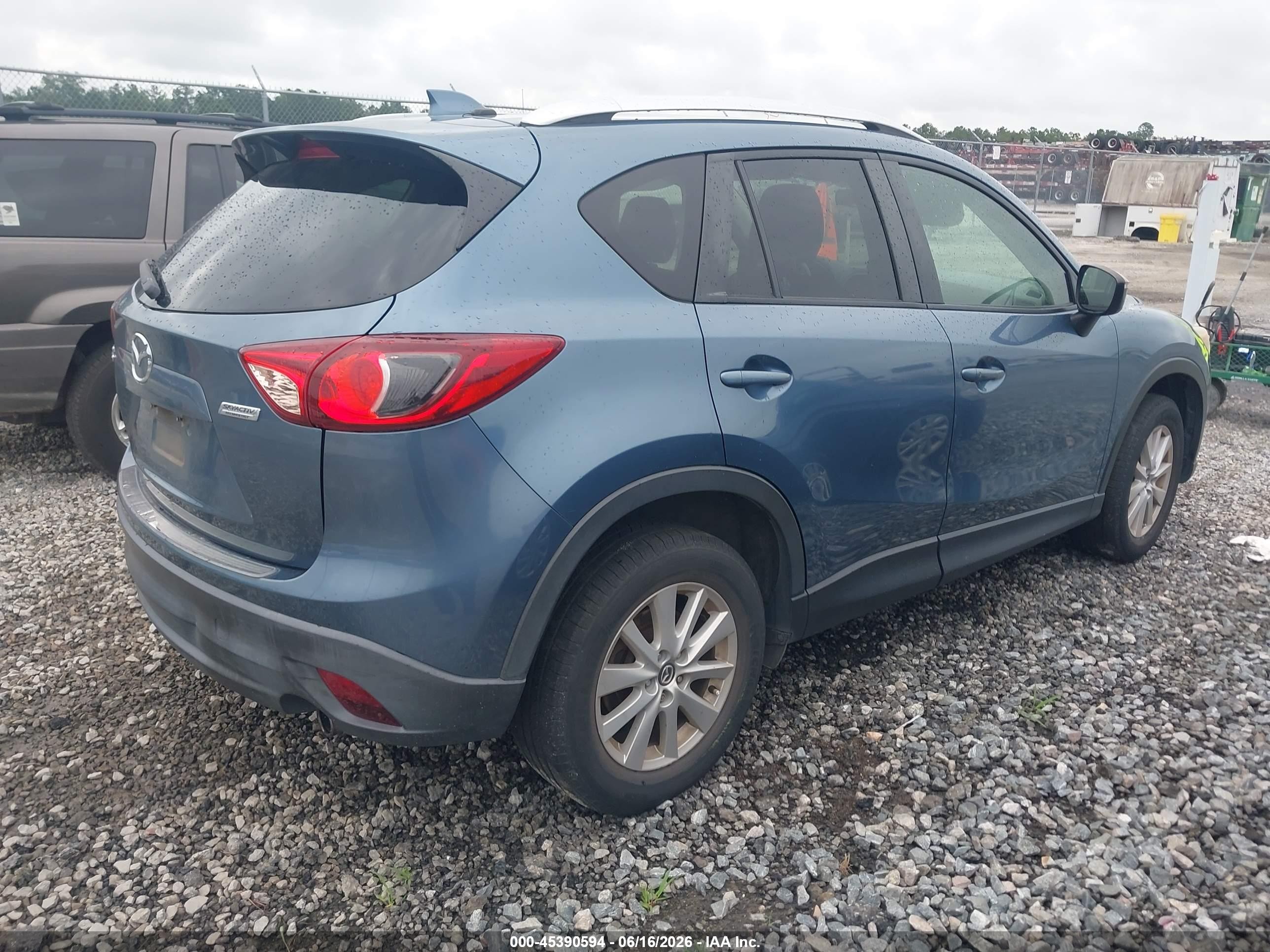 2015 Mazda Cx-5 Touring Blue vin: JM3KE2CY1F0537077