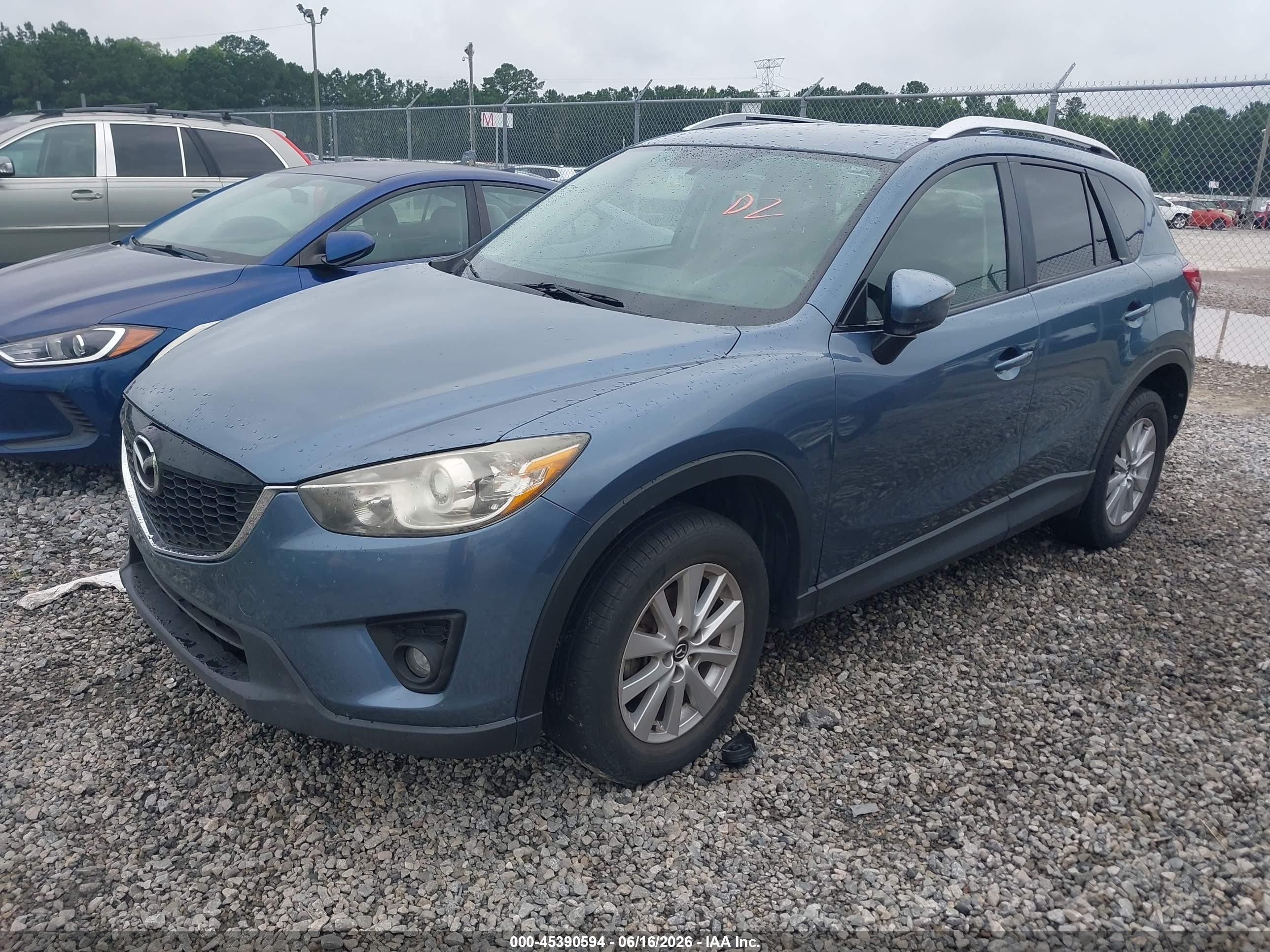 2015 Mazda Cx-5 Touring Blue vin: JM3KE2CY1F0537077