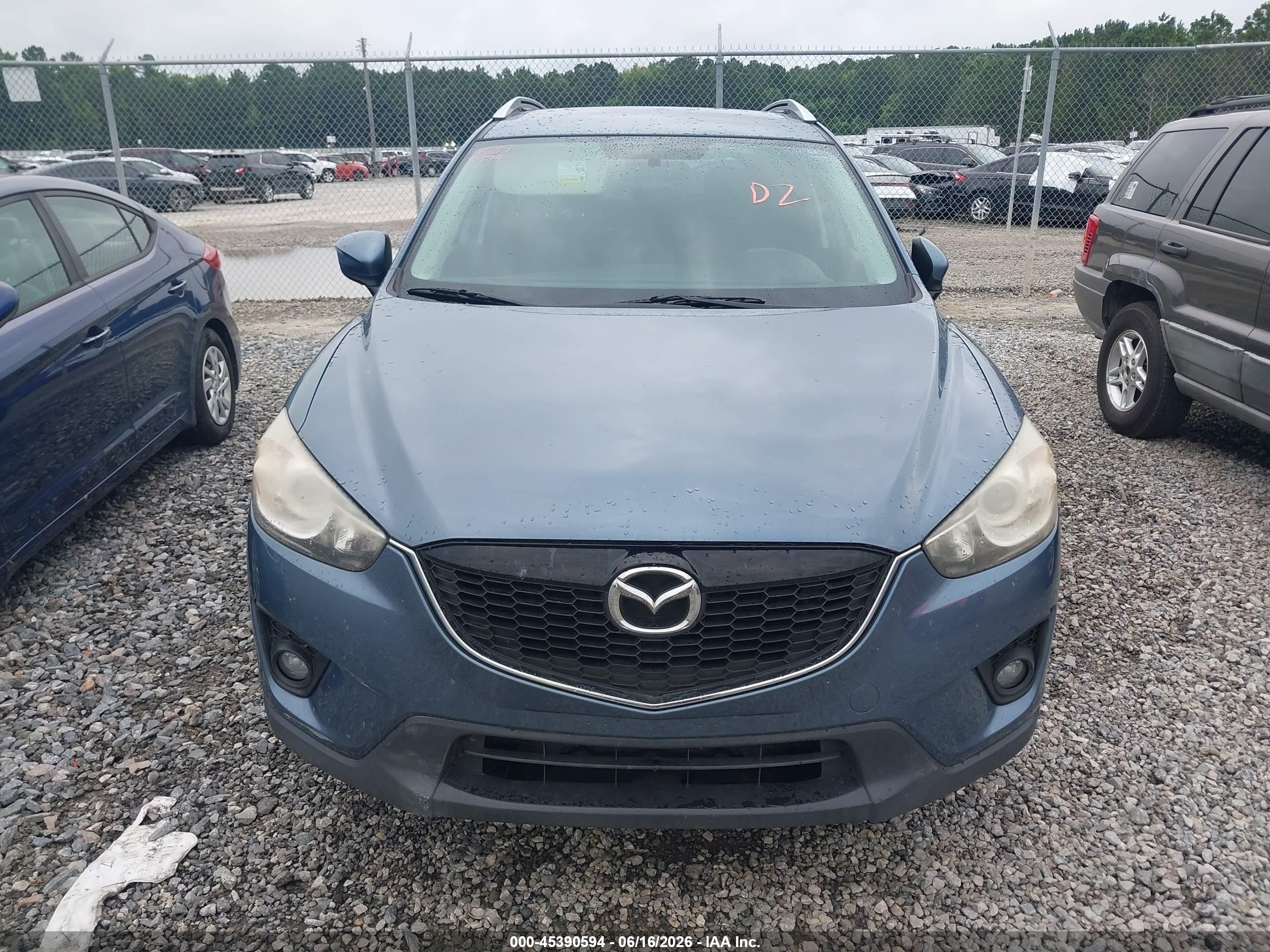 2015 Mazda Cx-5 Touring Blue vin: JM3KE2CY1F0537077
