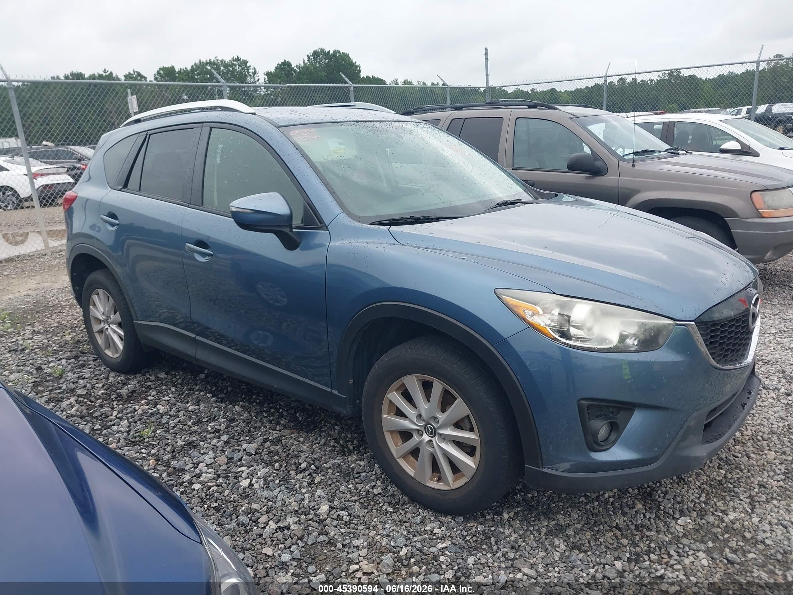 2015 Mazda Cx-5 Touring Blue vin: JM3KE2CY1F0537077