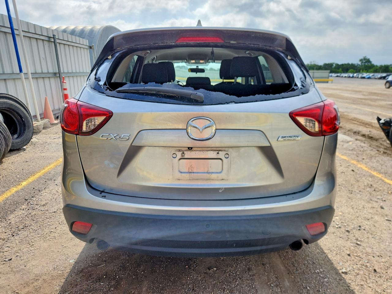 2014 Mazda Cx-5 Touring Silver vin: JM3KE2CY2E0356469
