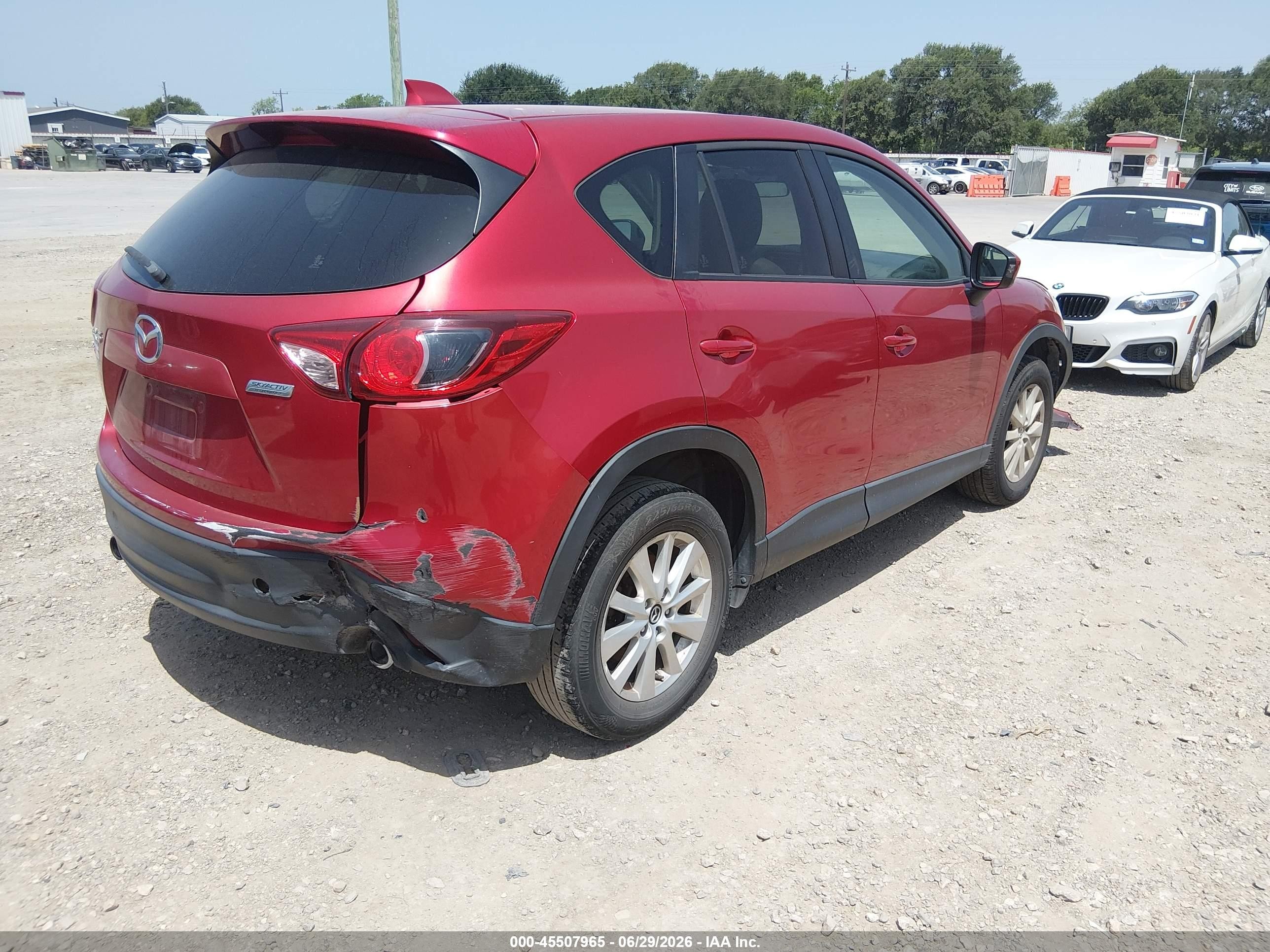 2014 Mazda Cx-5 Touring Maroon vin: JM3KE2CY2E0366550
