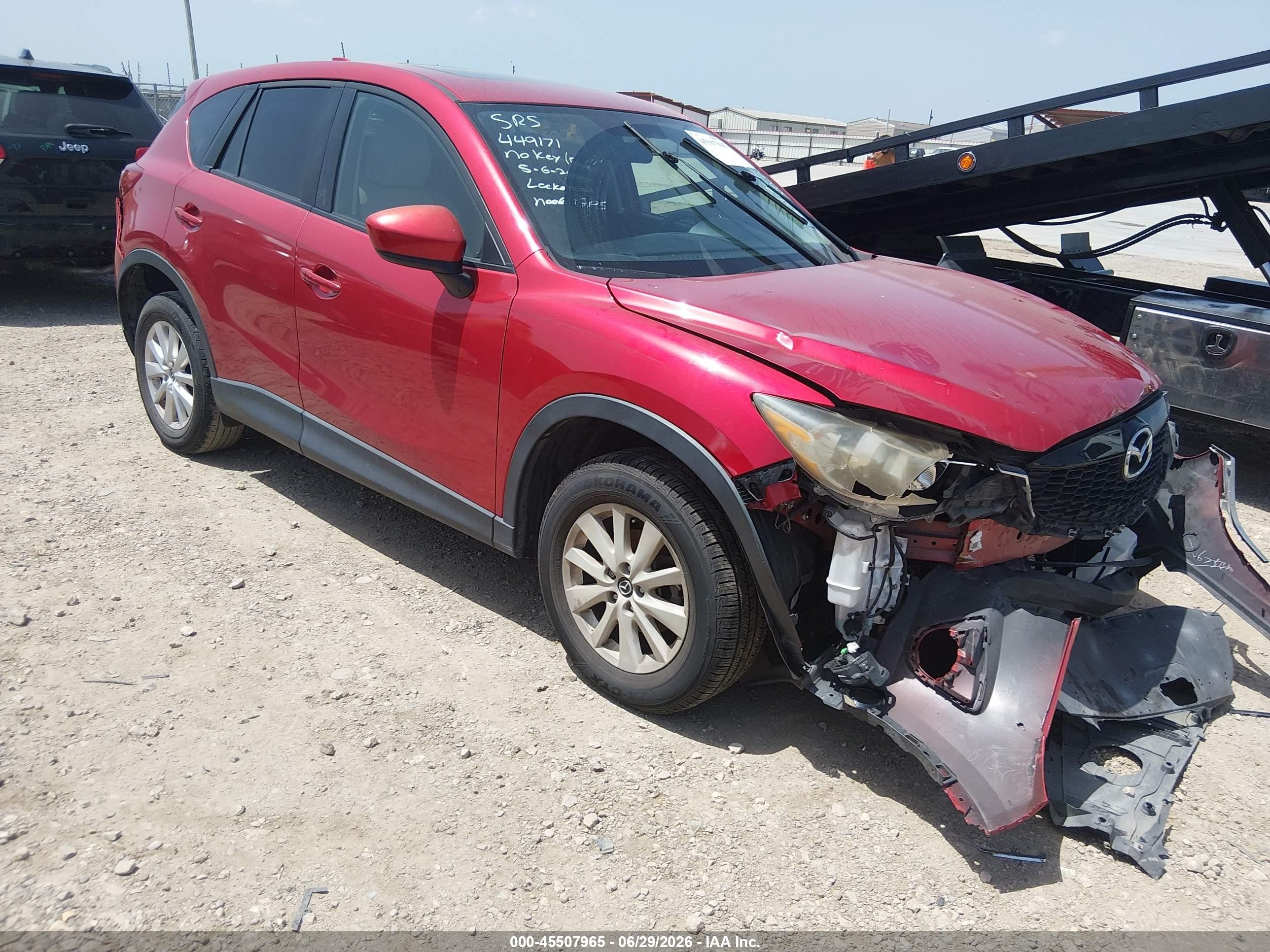 2014 Mazda Cx-5 Touring Maroon vin: JM3KE2CY2E0366550