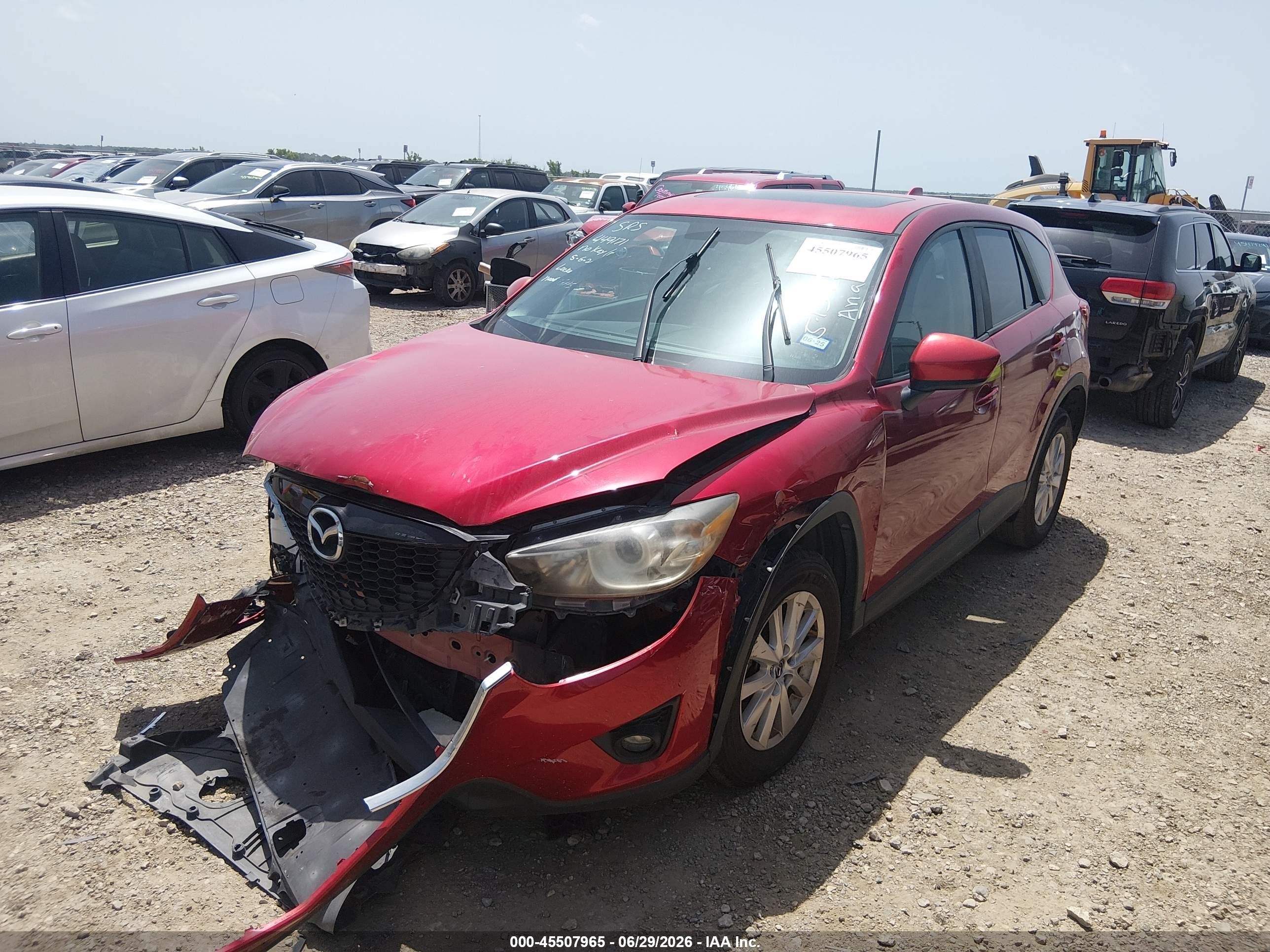 2014 Mazda Cx-5 Touring Maroon vin: JM3KE2CY2E0366550
