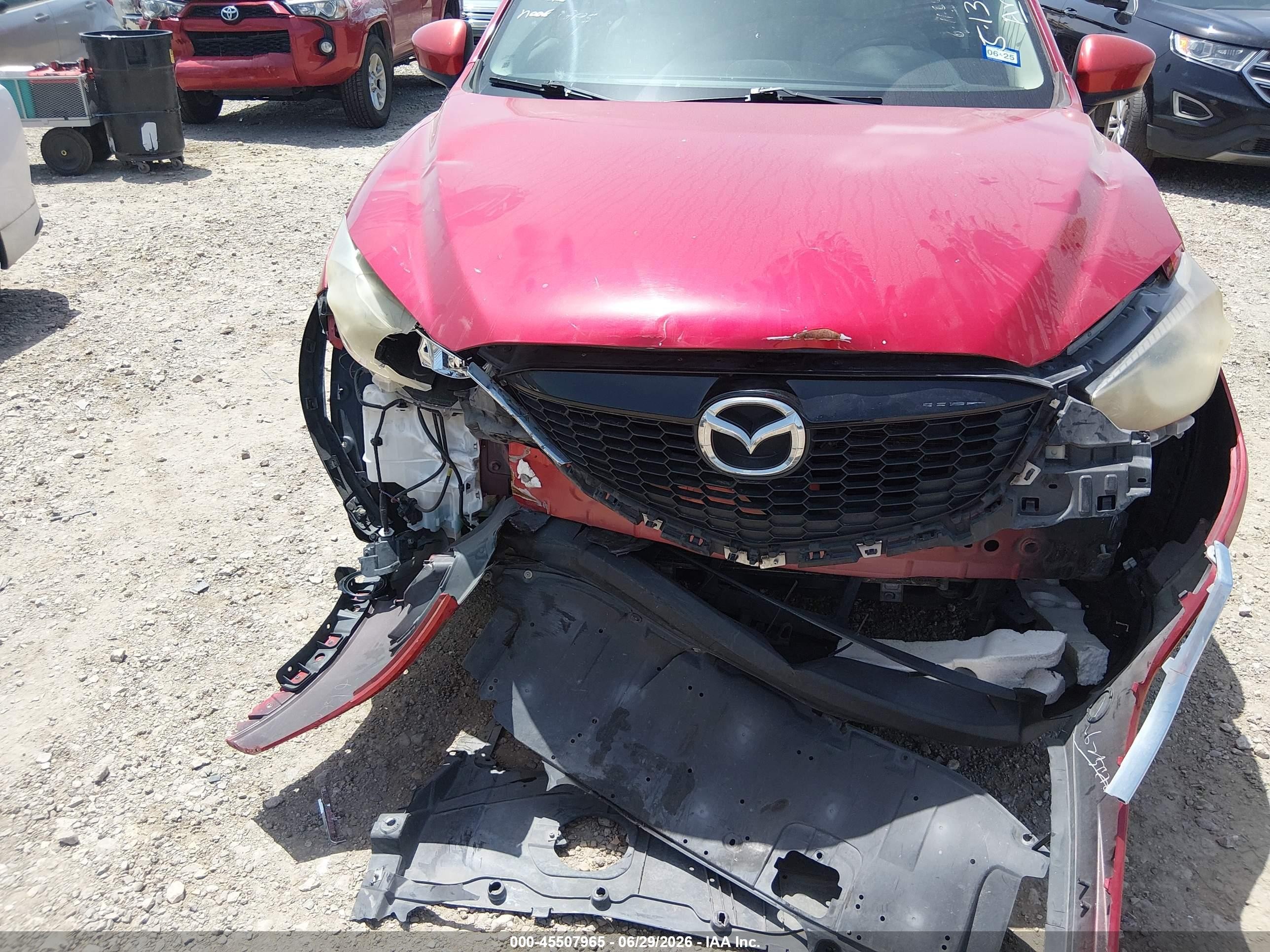 2014 Mazda Cx-5 Touring Maroon vin: JM3KE2CY2E0366550