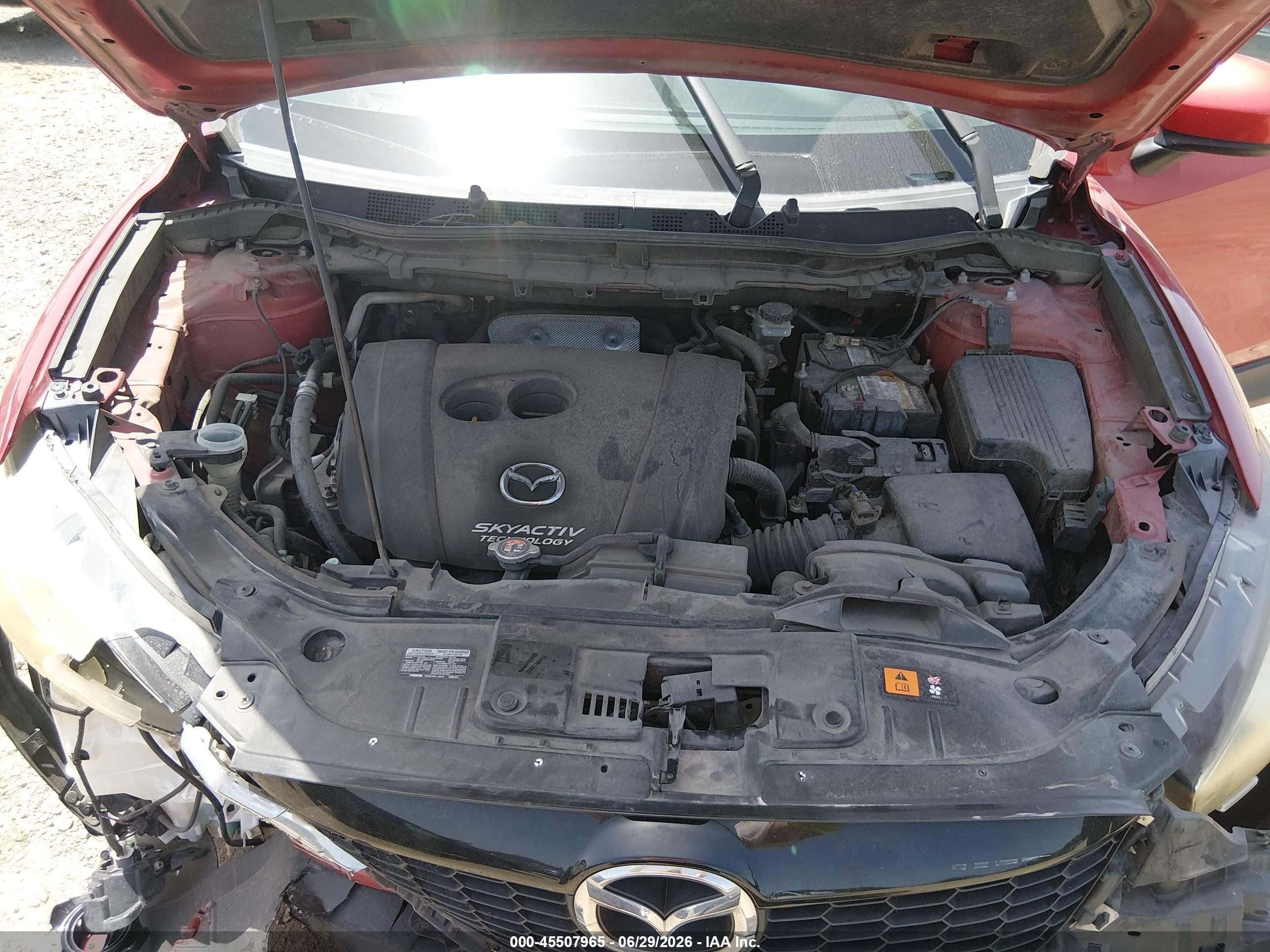 2014 Mazda Cx-5 Touring Maroon vin: JM3KE2CY2E0366550
