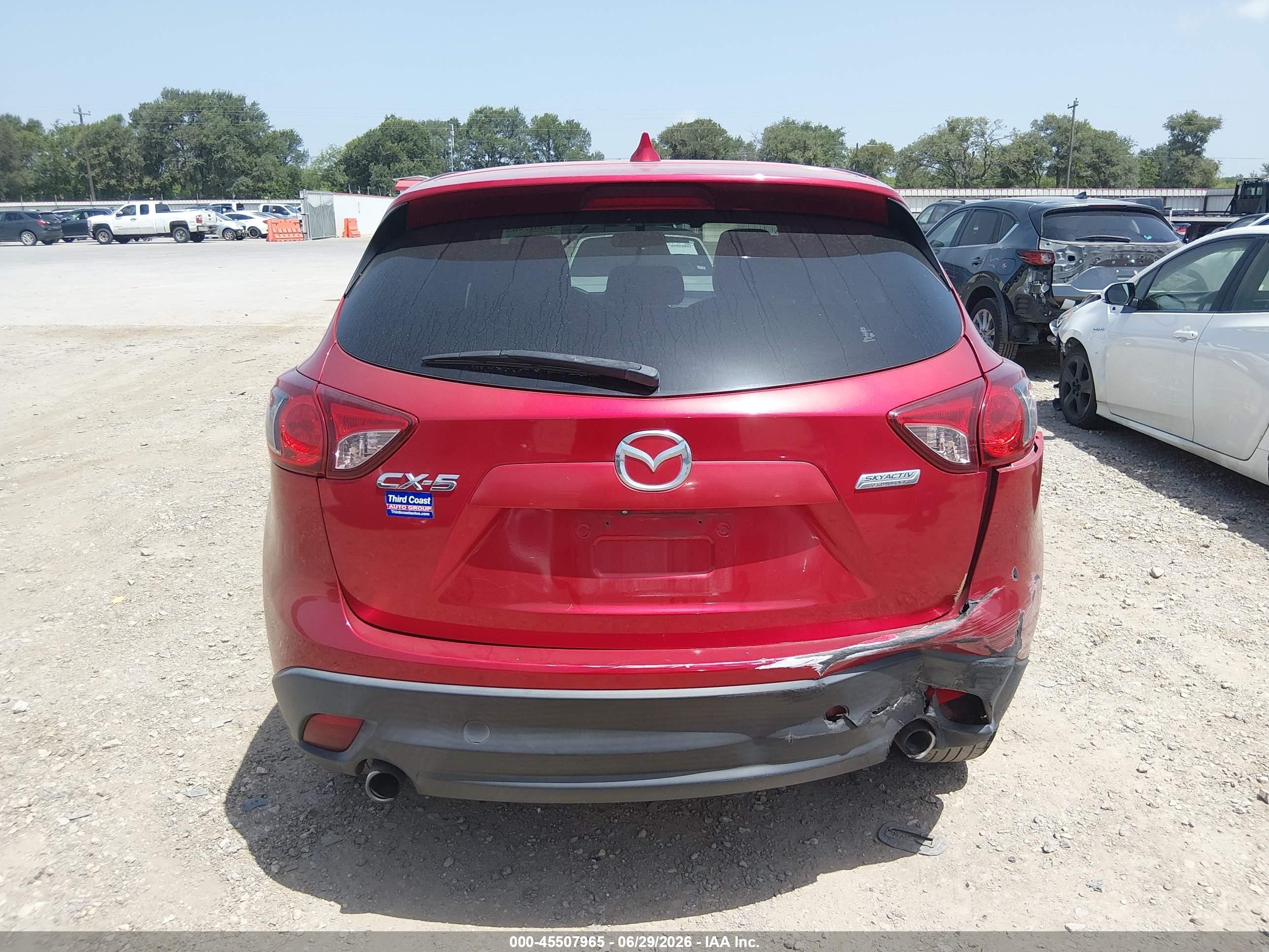 2014 Mazda Cx-5 Touring Maroon vin: JM3KE2CY2E0366550